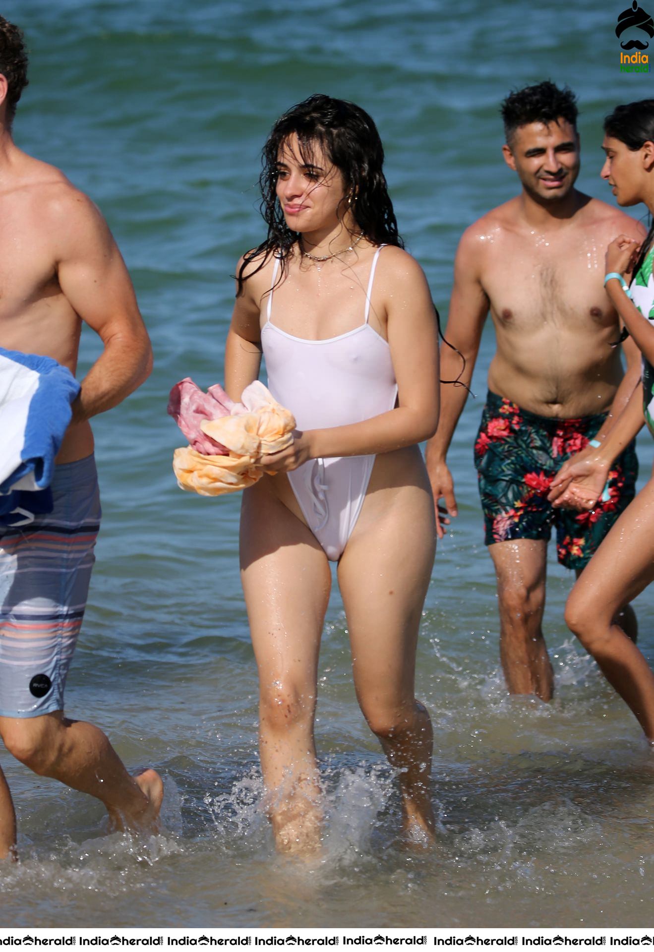 Camila Cabello and Shawn Mendes at a Beach in Miami Set 2