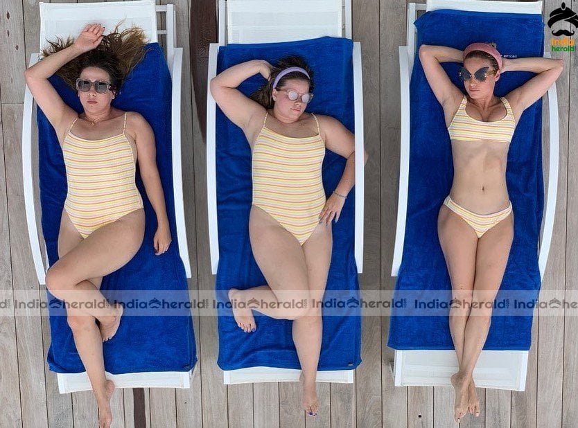 Captain Marvel Actress Brie Larson in a Bikini with her friends