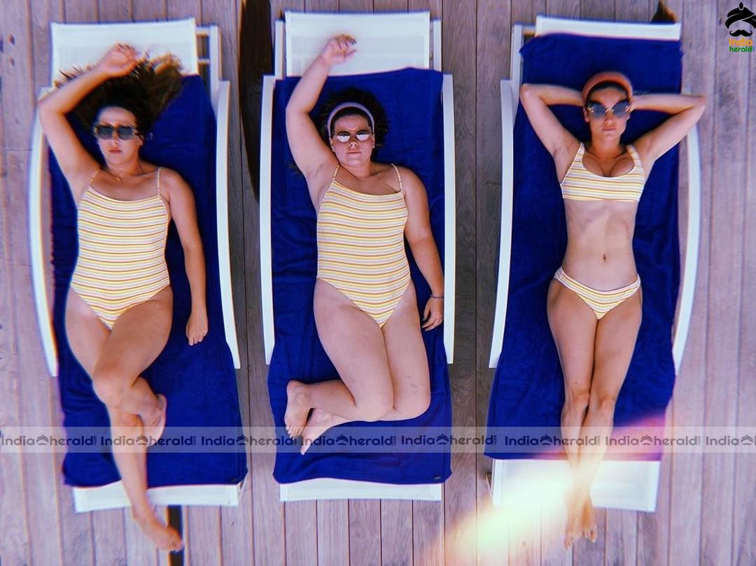 Captain Marvel Actress Brie Larson in a Bikini with her friends