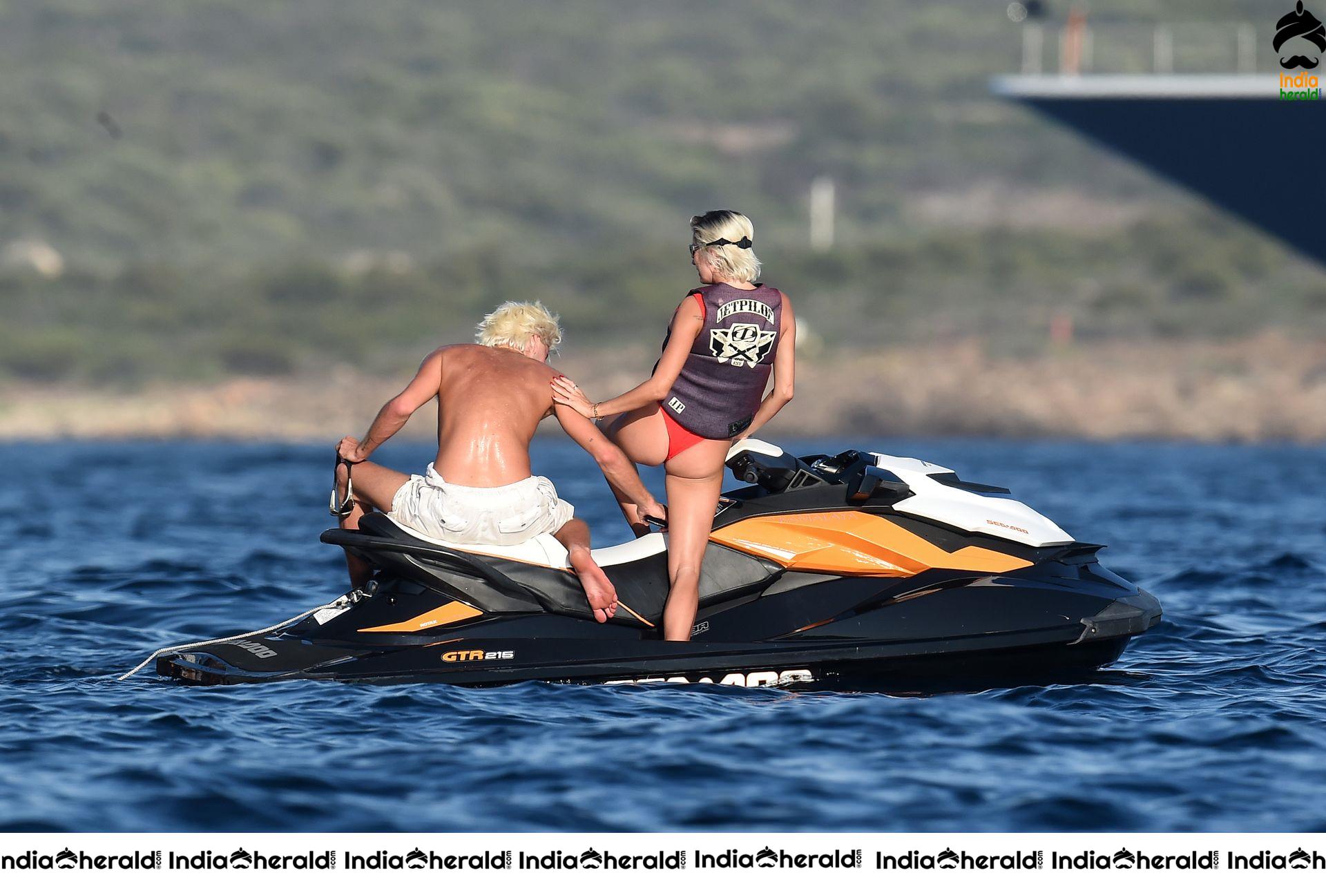 Caroline Vreeland spotted in Bikini on a Yacht Set 2