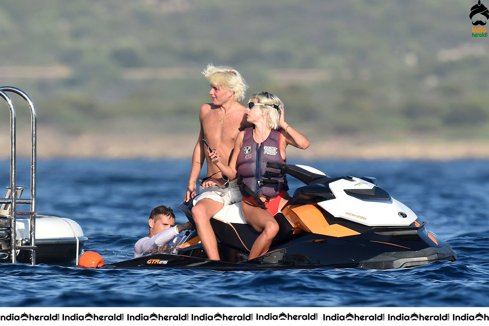 Caroline Vreeland spotted in Bikini on a Yacht Set 2