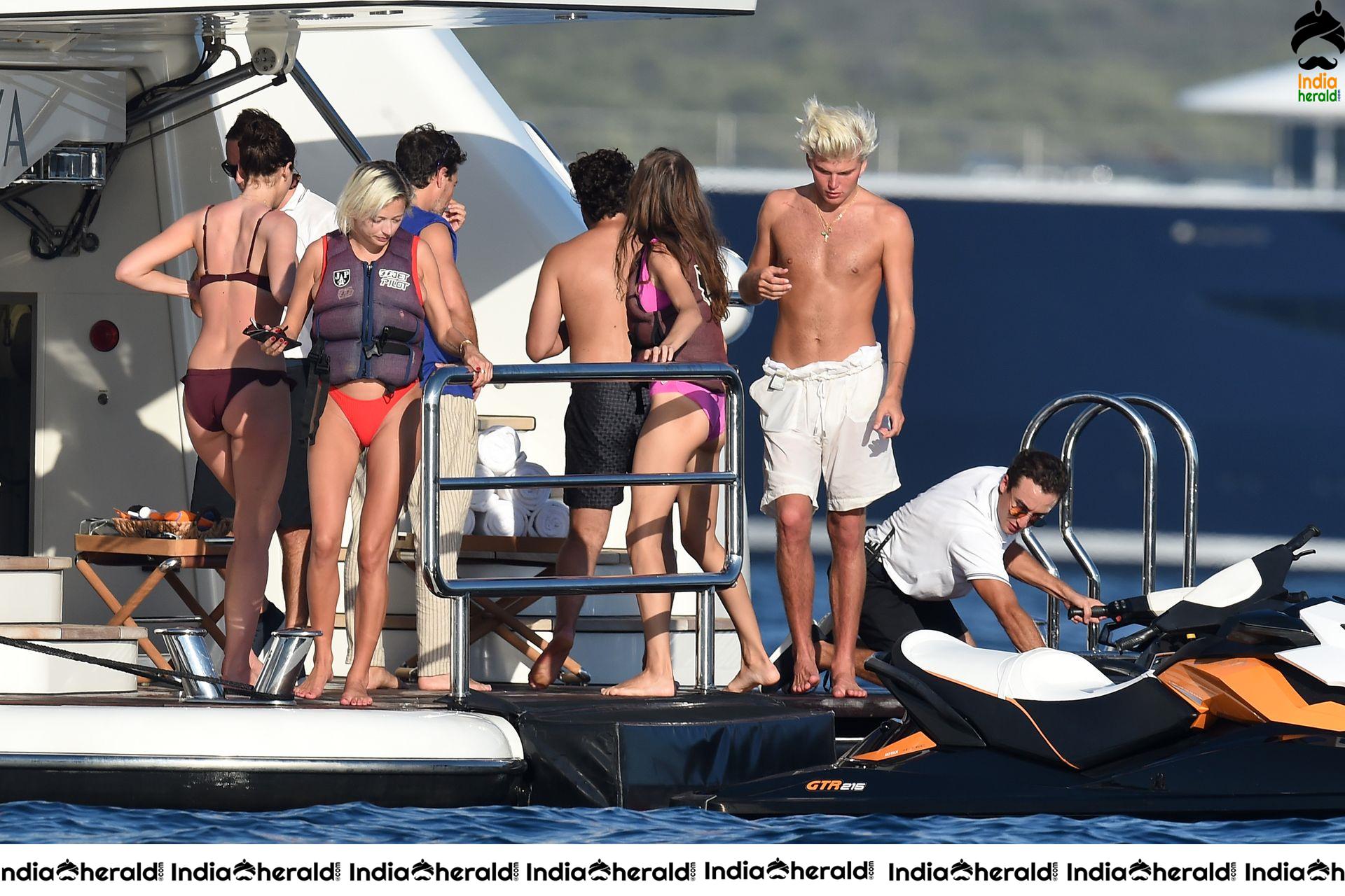 Caroline Vreeland spotted in Bikini on a Yacht Set 2