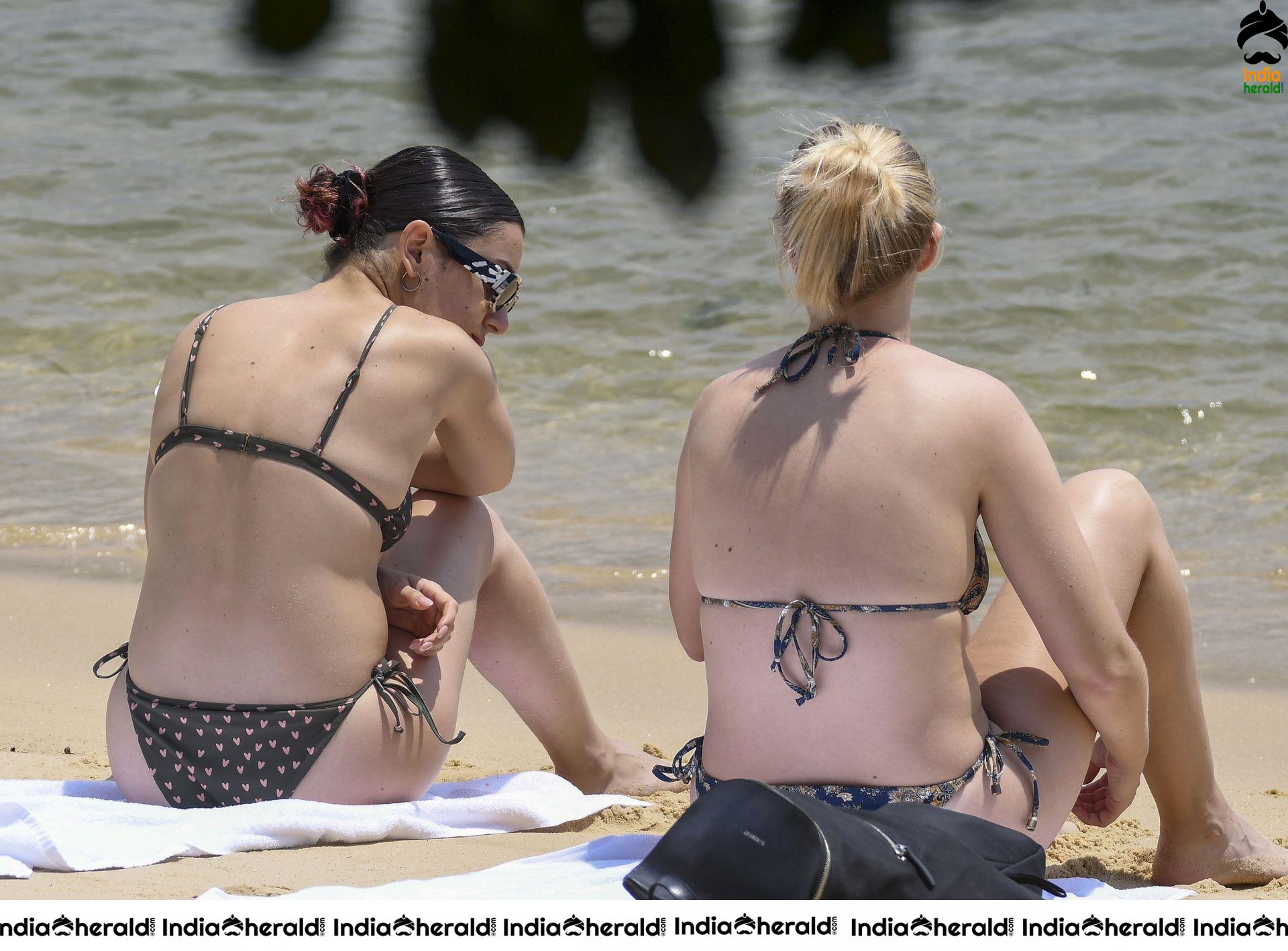 Charli XCX spotted cooling off in a bikiniat a Sydney Beach