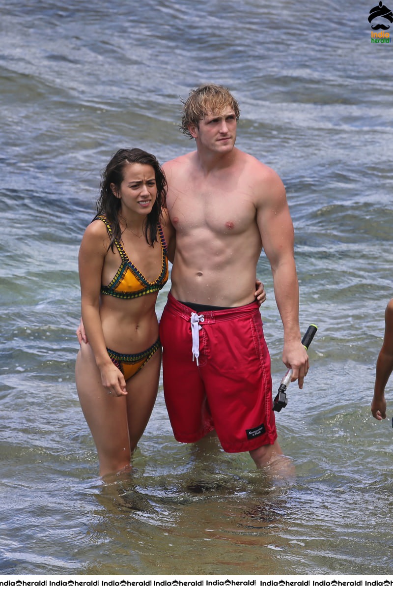 Chloe Bennet Wearing a Bikini with Her New Boyfriend in Hawaii Set 2