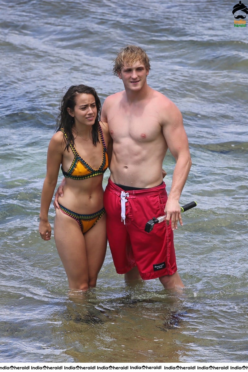 Chloe Bennet Wearing a Bikini with Her New Boyfriend in Hawaii Set 2