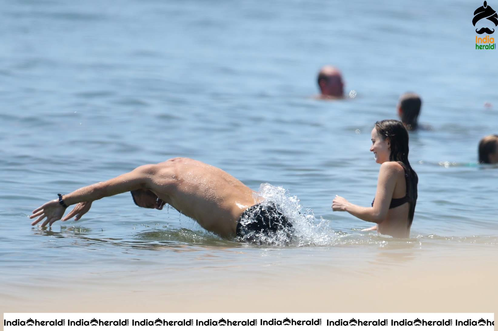 Dakota Johnson Hot Photos in Bikini At the beach with Chris Martin Set 1