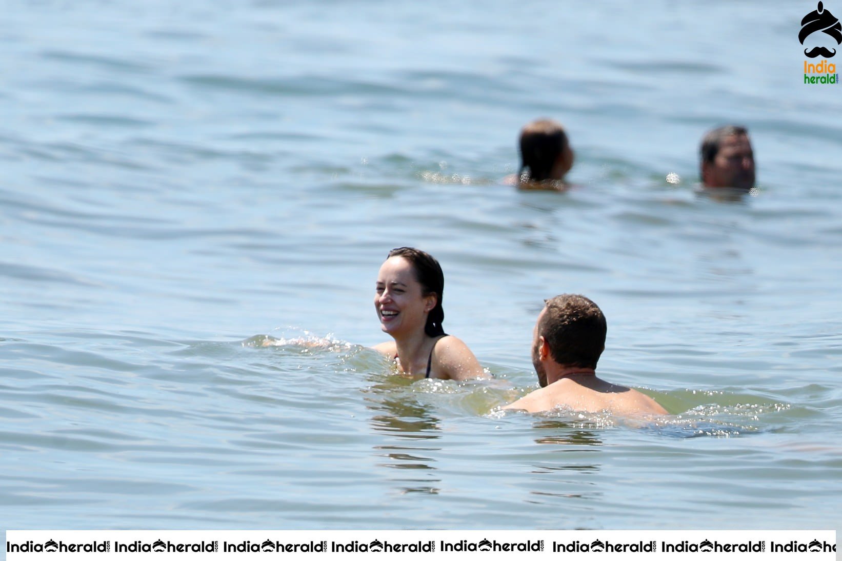 Dakota Johnson Hot Photos in Bikini At the beach with Chris Martin Set 2