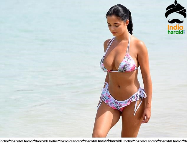 Demi Rose Wearing a Bikini at a Beach in Cape Verde Set 1