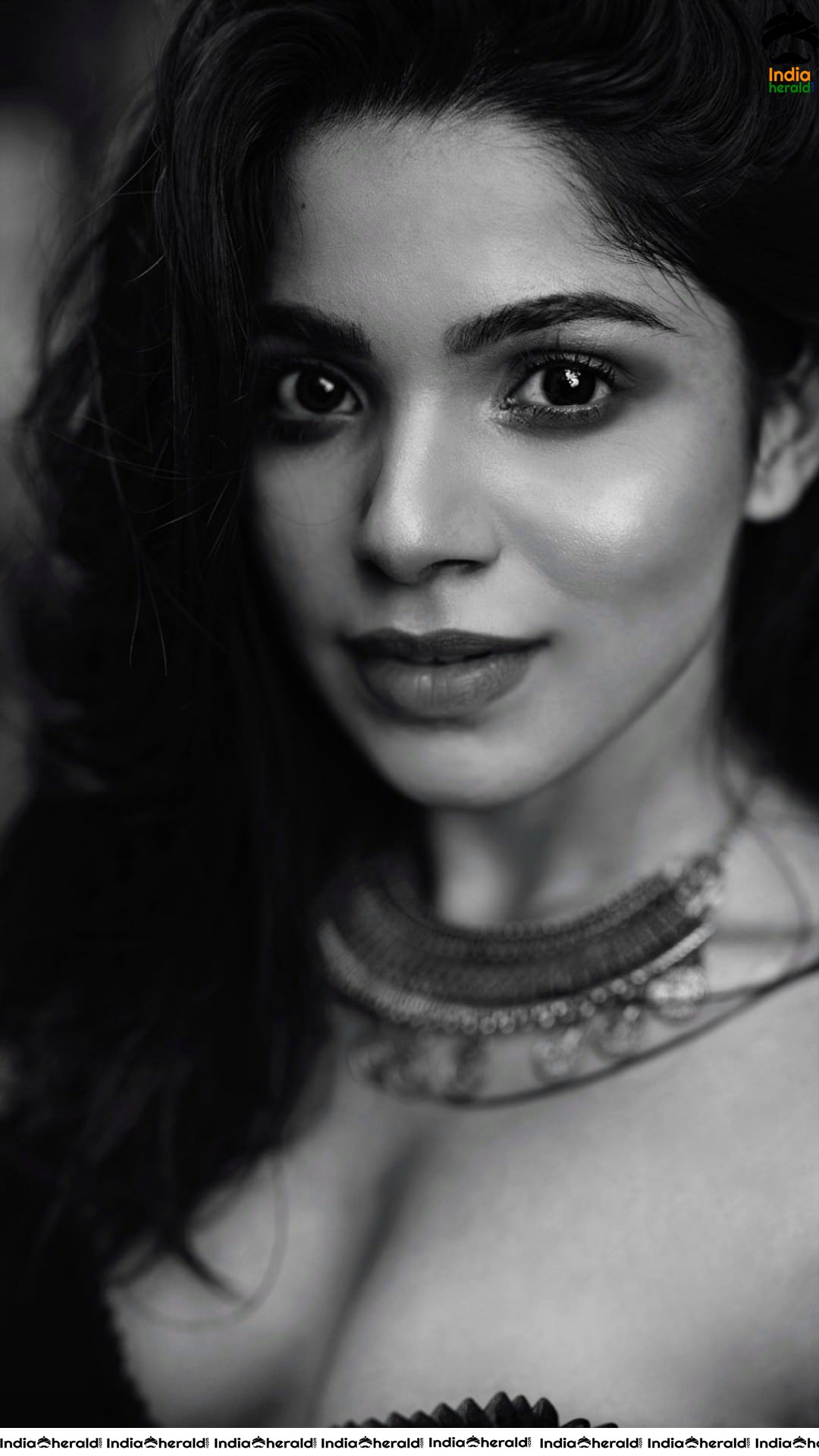 Divya Bharathi Spices the Mood in B and W Photoshoot