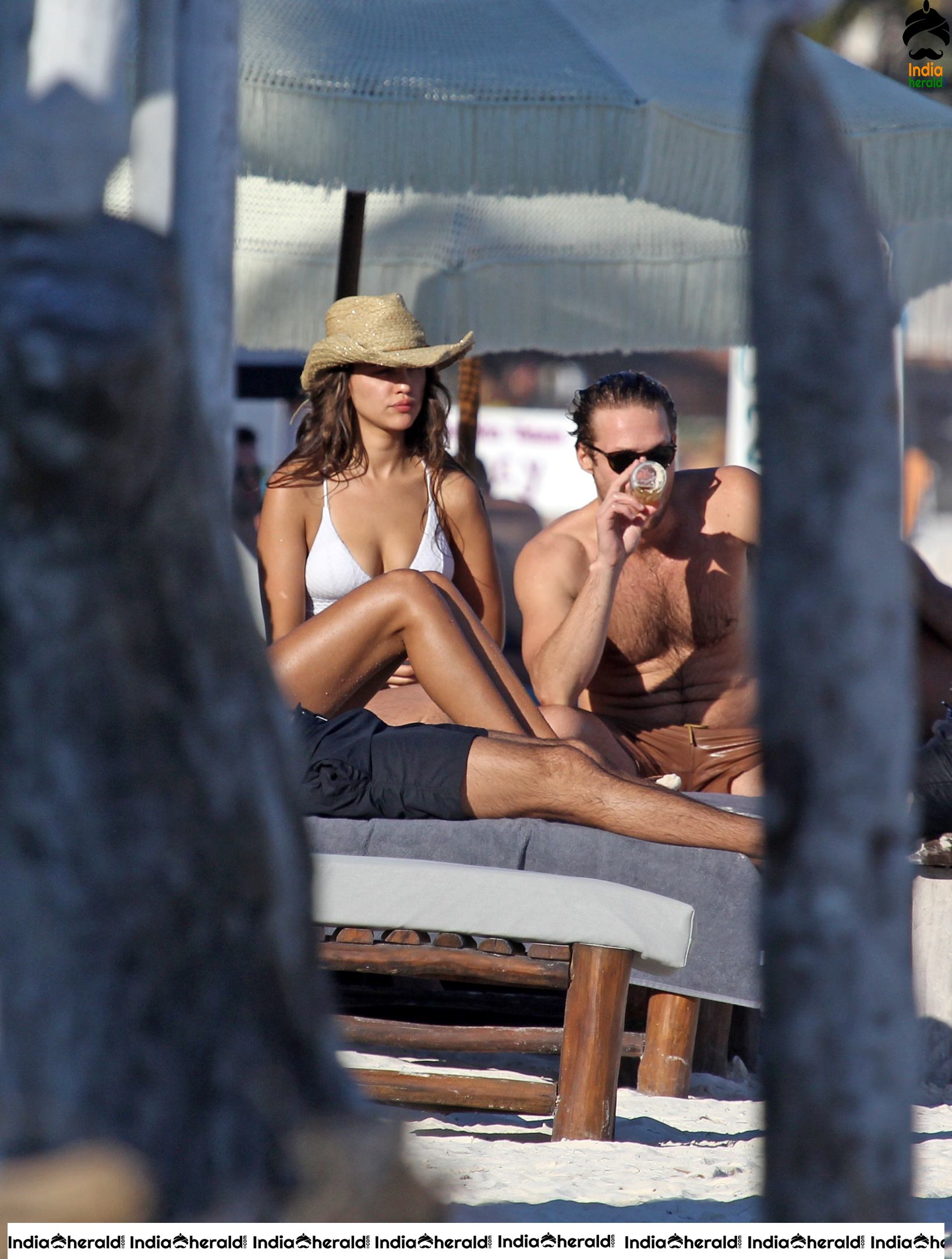 Eiza Gonzalez Enjoying Beach with her Boyfriend and Caught in Bikini