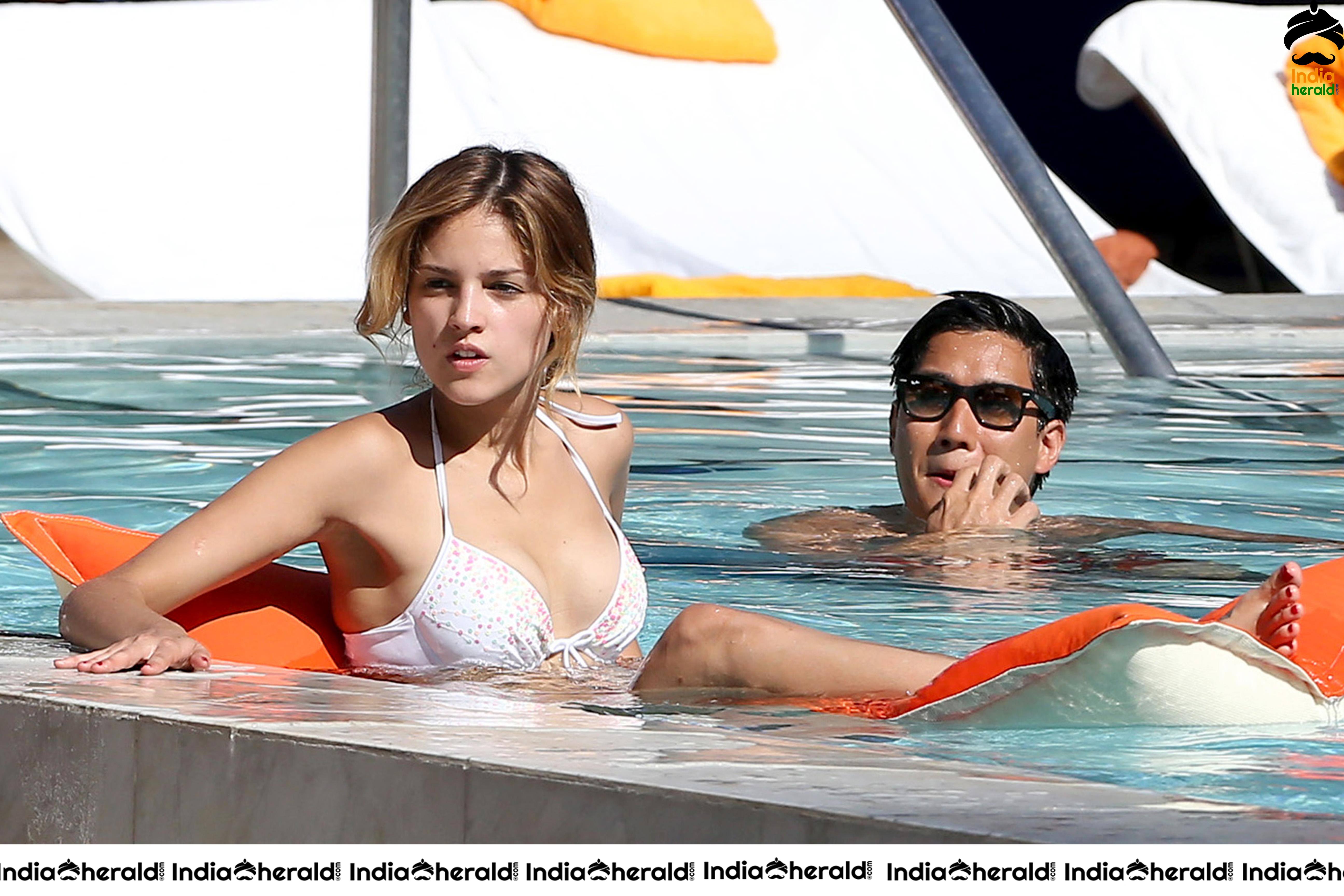 Eiza Gonzalez Wearing a Bikini at Miami Set 1