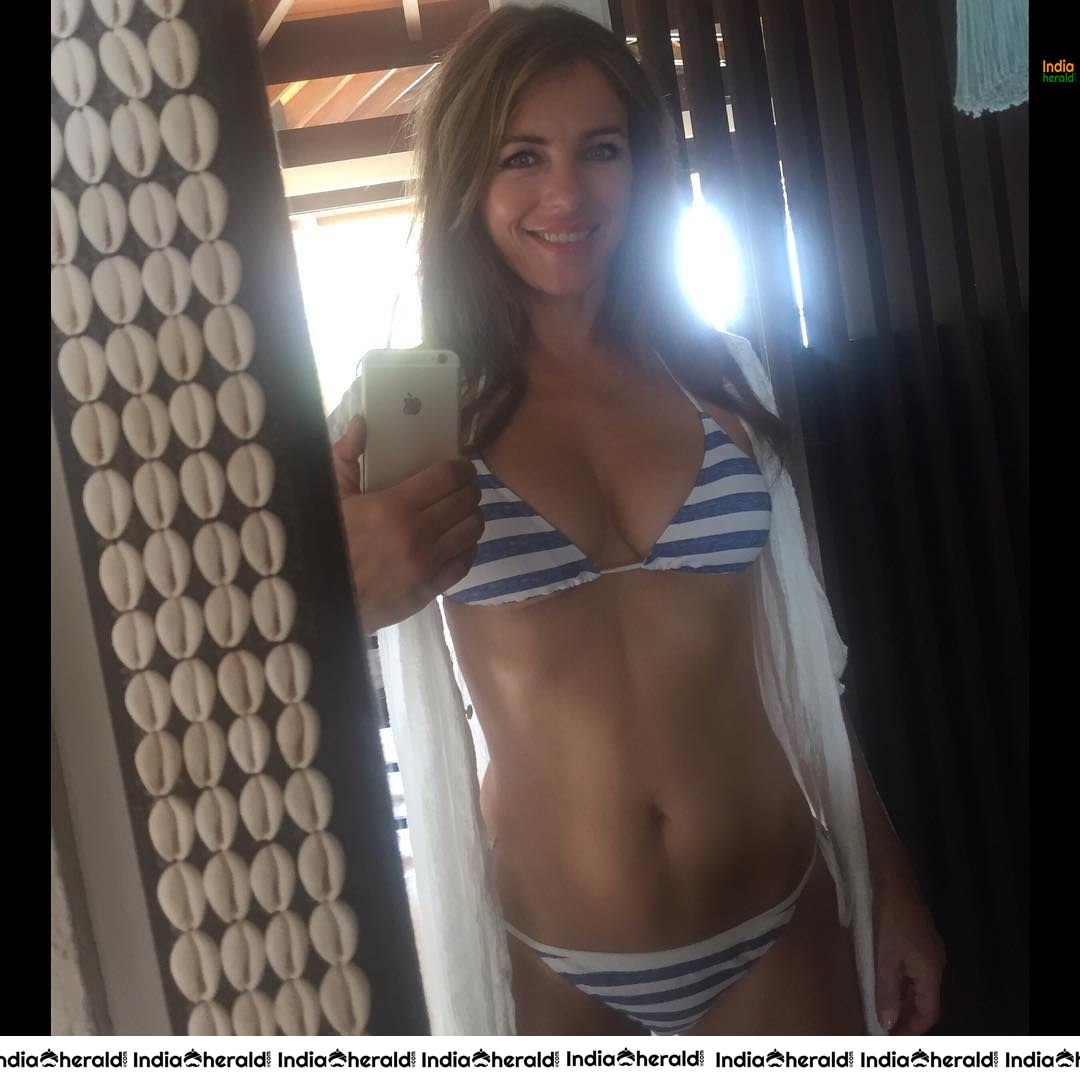 Elizabeth Hurley Hot Bikini Photos from Social Media