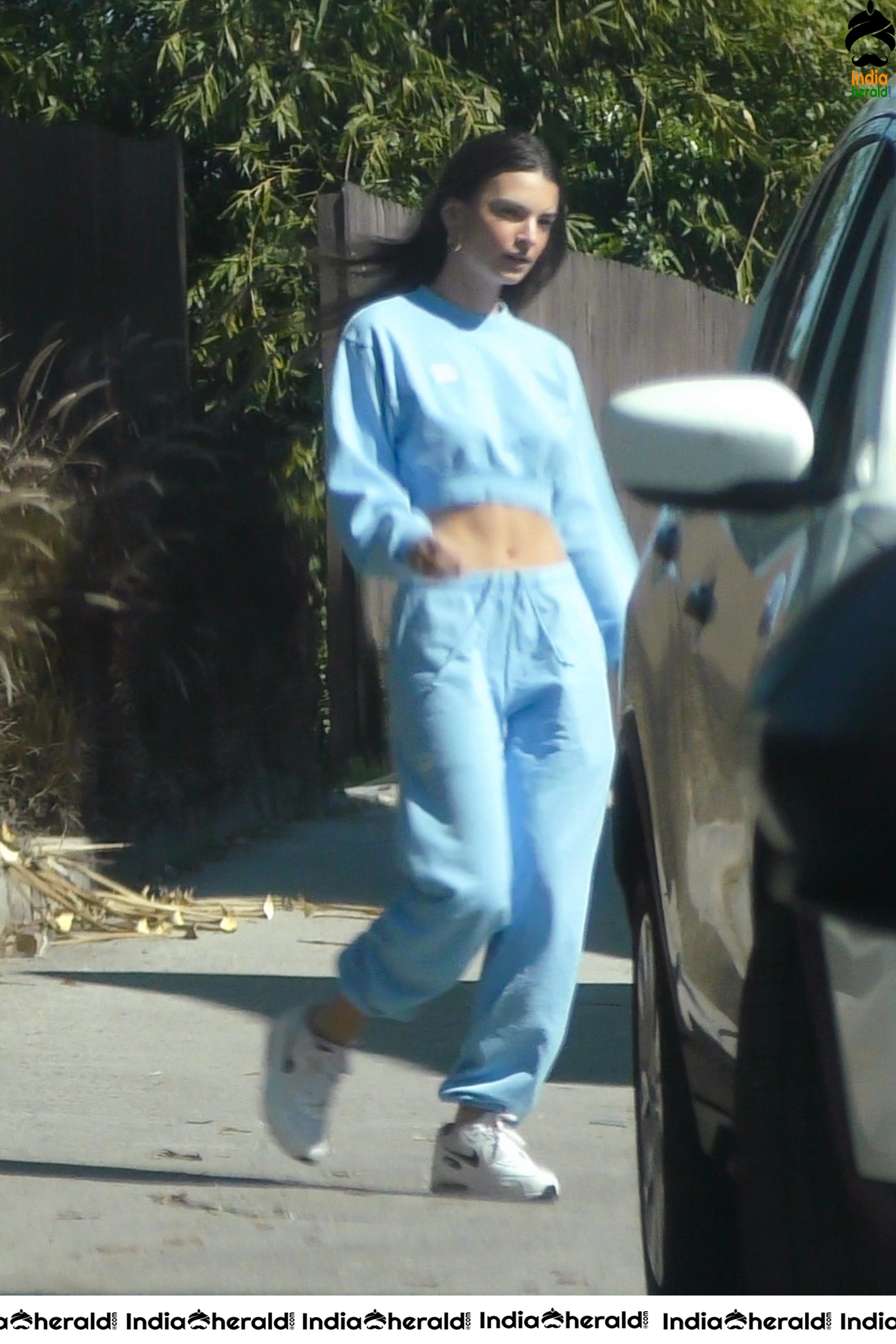 Emily Ratajkowski caught by Paparazzi while Out in Los Angeles