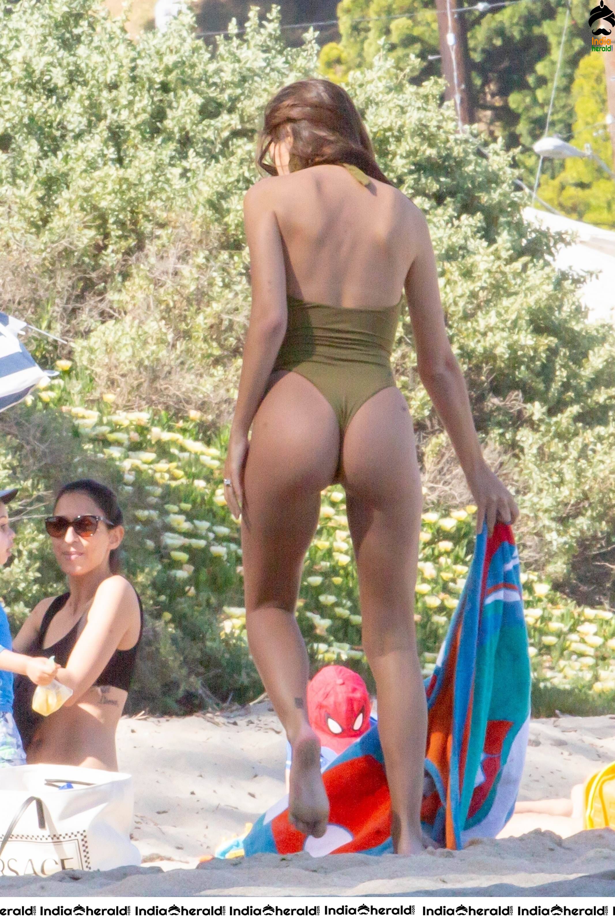 Emily Ratajkowski in Bikini on the beach in Malibu Set 2