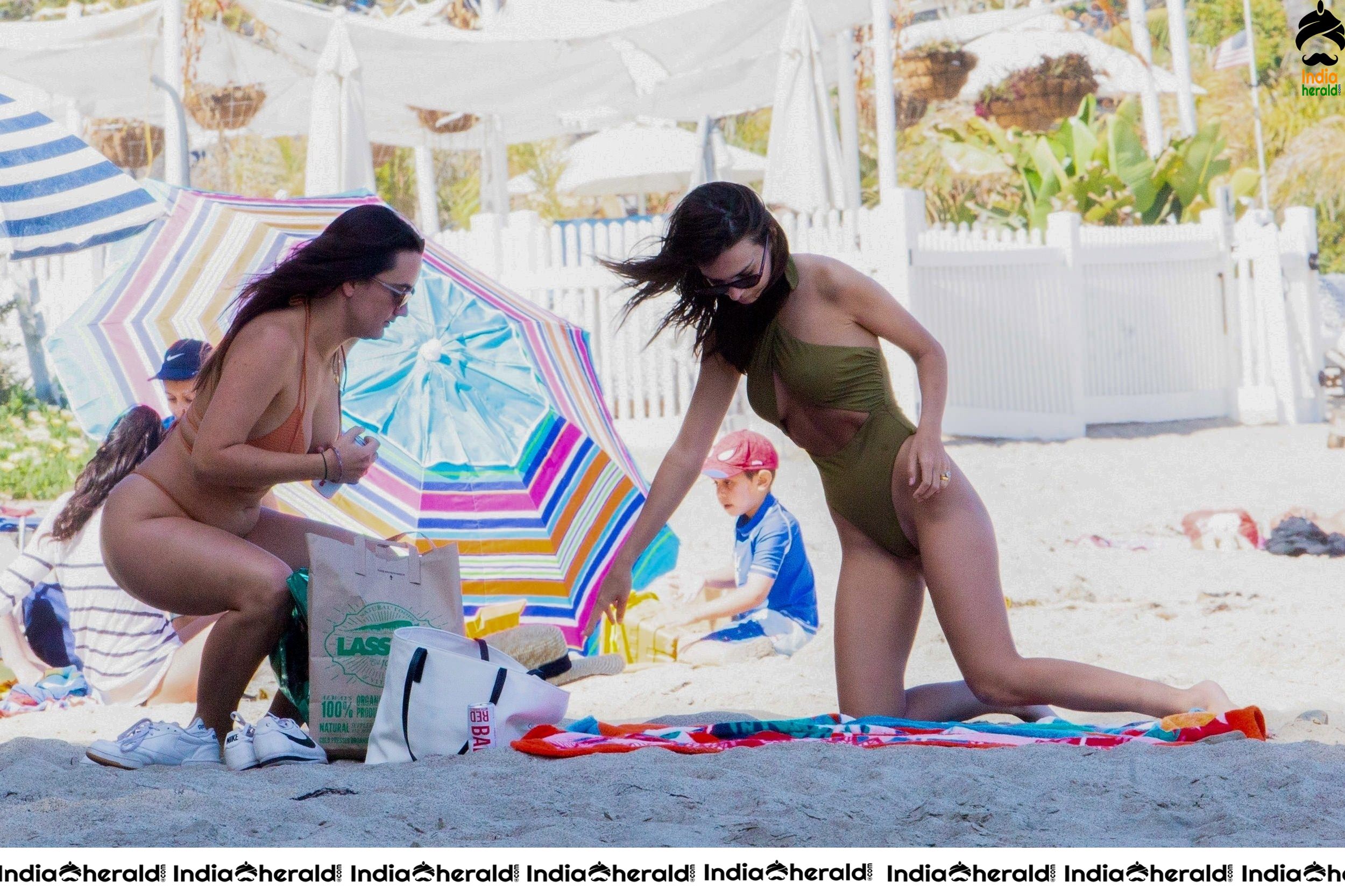 Emily Ratajkowski in Bikini on the beach in Malibu Set 2