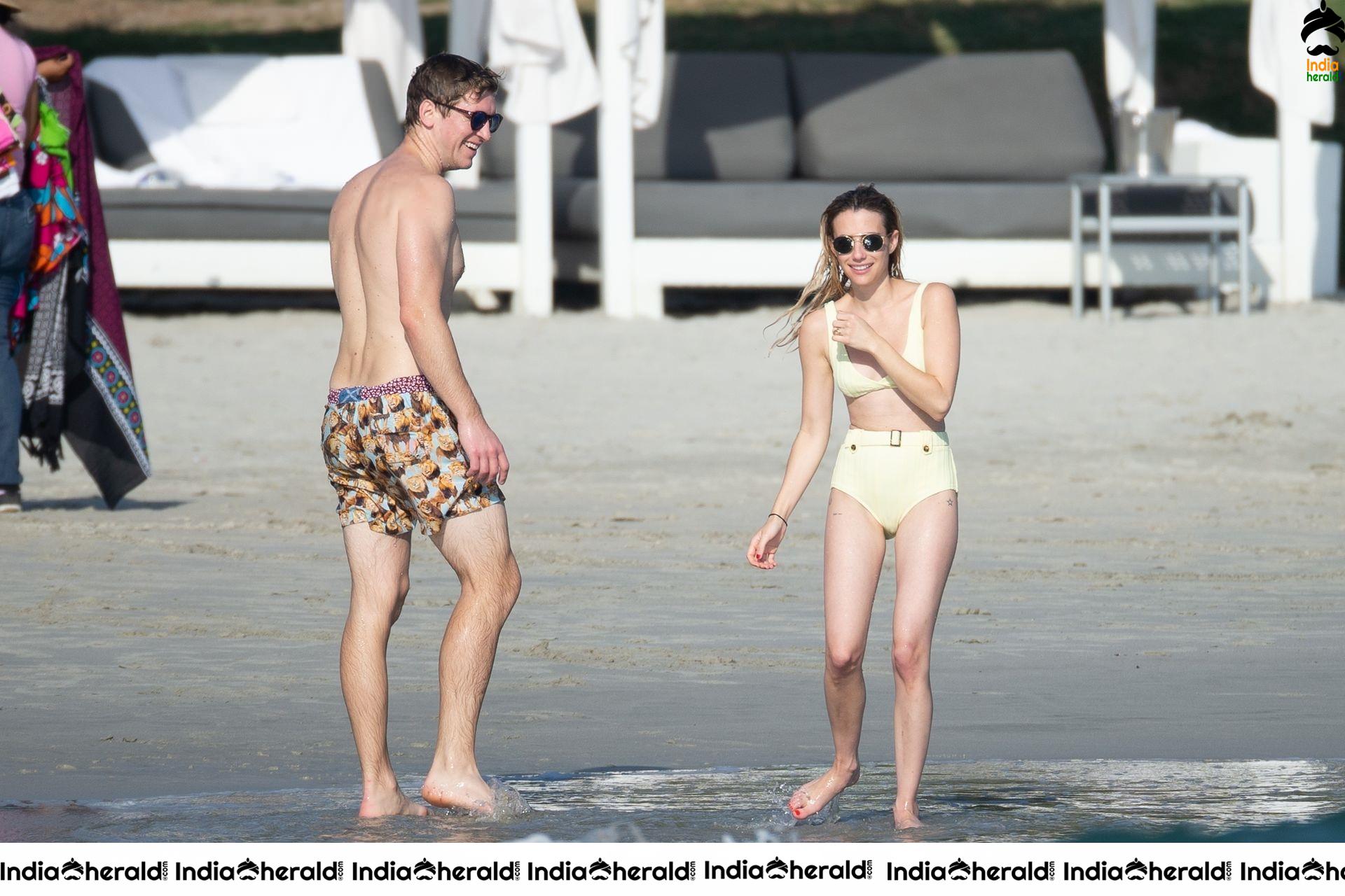 Emma Roberts in Bikini at the beach in Punta Mita Set 1