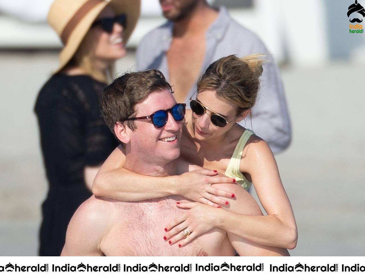 Emma Roberts in Bikini at the beach in Punta Mita Set 2