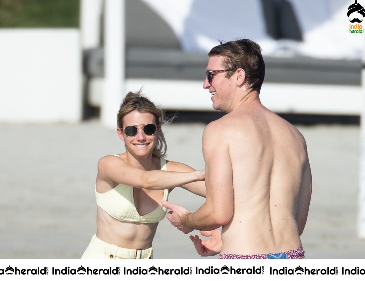 Emma Roberts in Bikini at the beach in Punta Mita Set 2