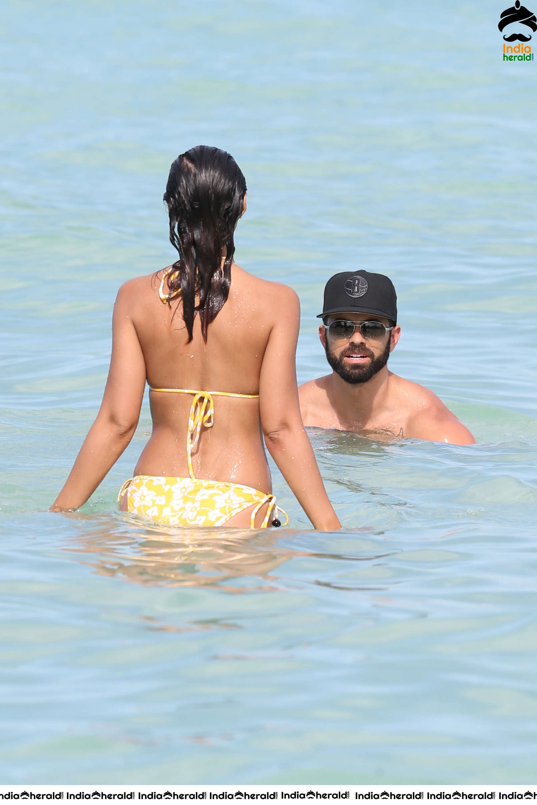 Emmanuelle Chriqui Caught in Bikini at a Beach Set 3