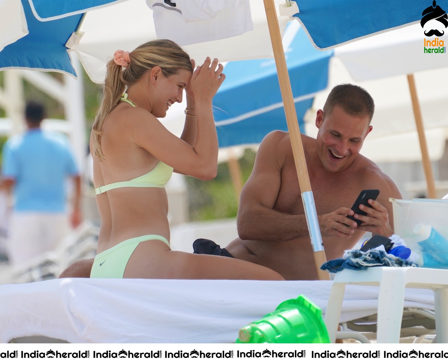 Eugenie Bouchard Hot Bikini Photos in Florida Set 1