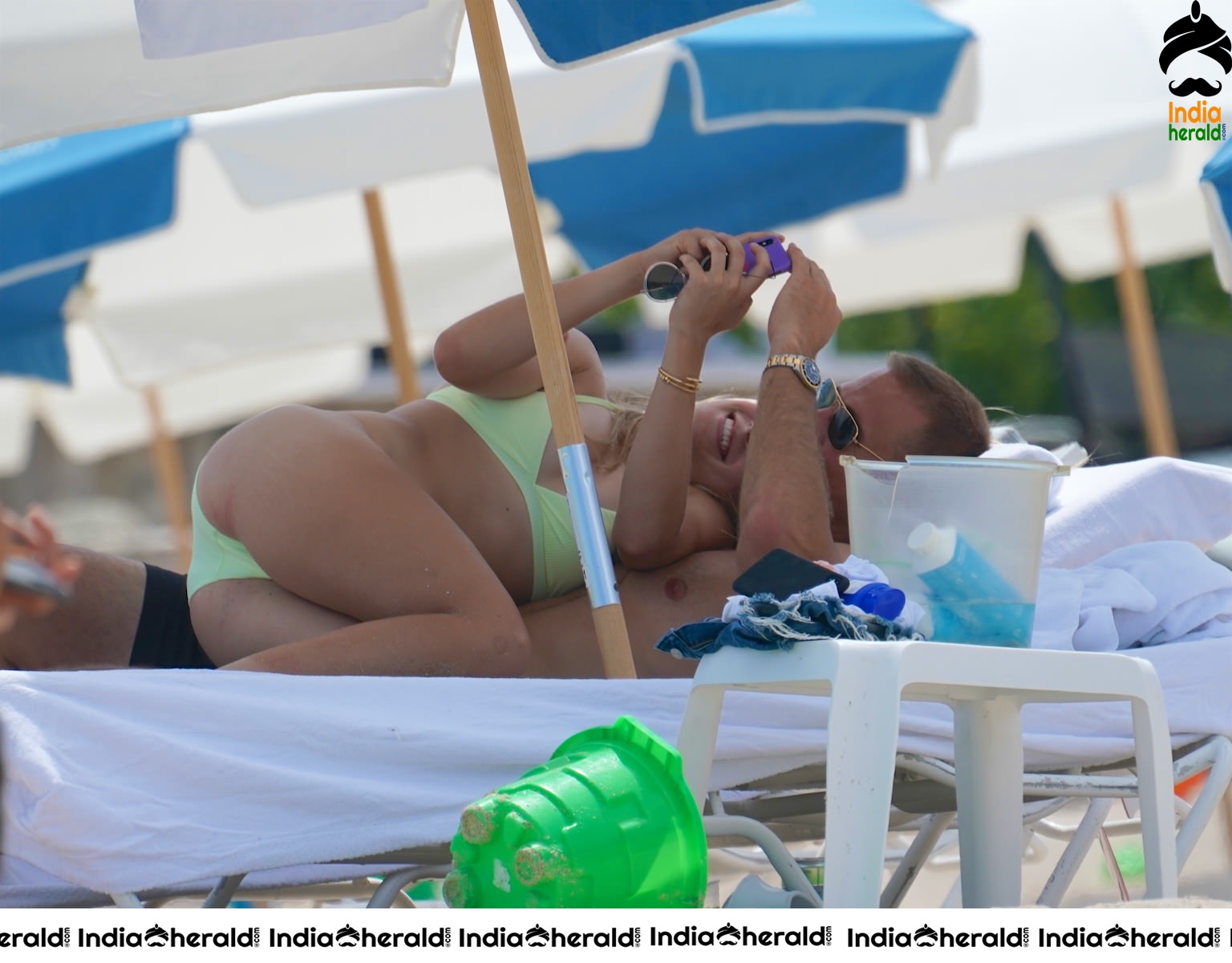 Eugenie Bouchard Hot Bikini Photos in Florida Set 1