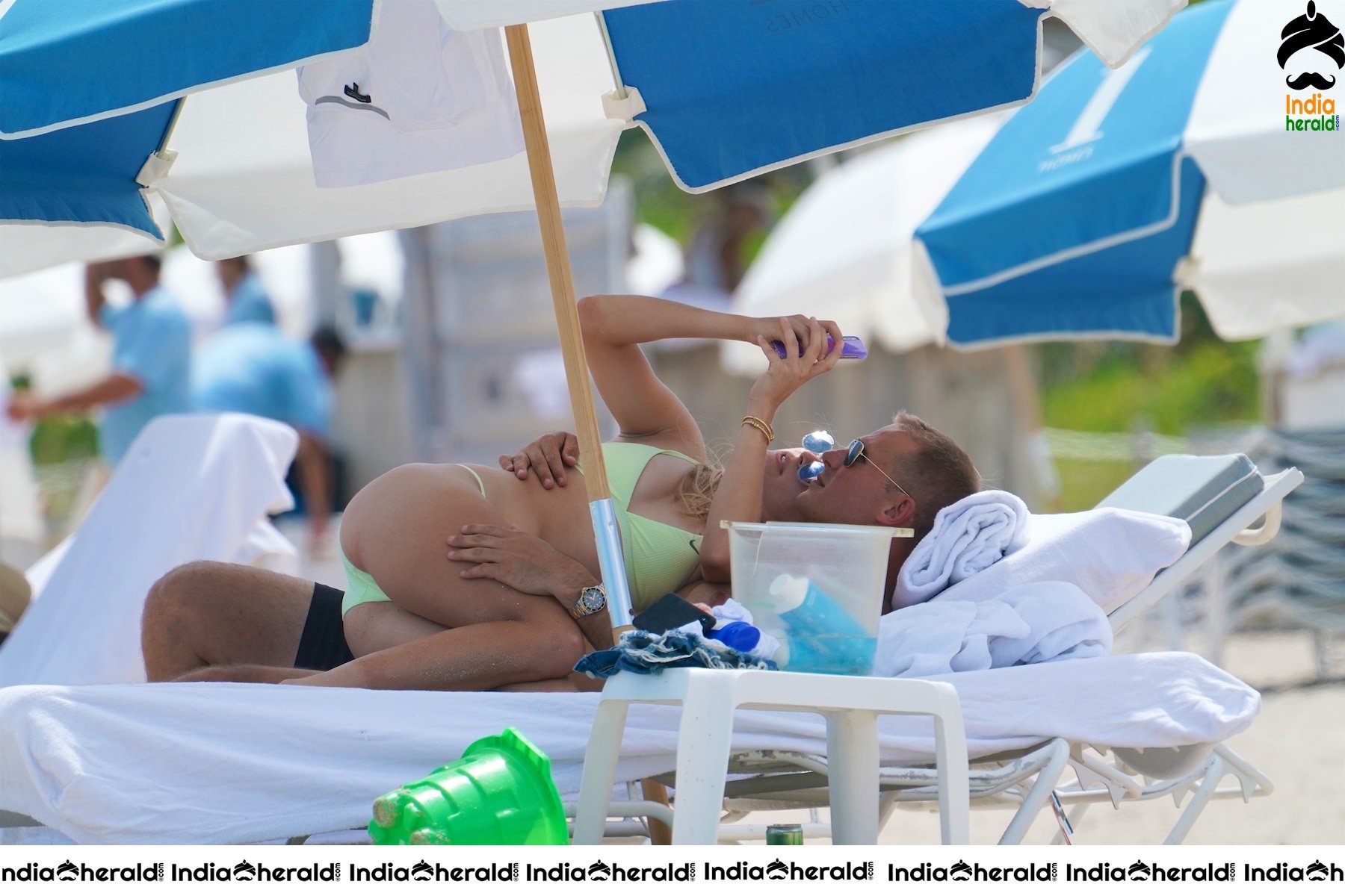 Eugenie Bouchard Hot Bikini Photos in Florida Set 1