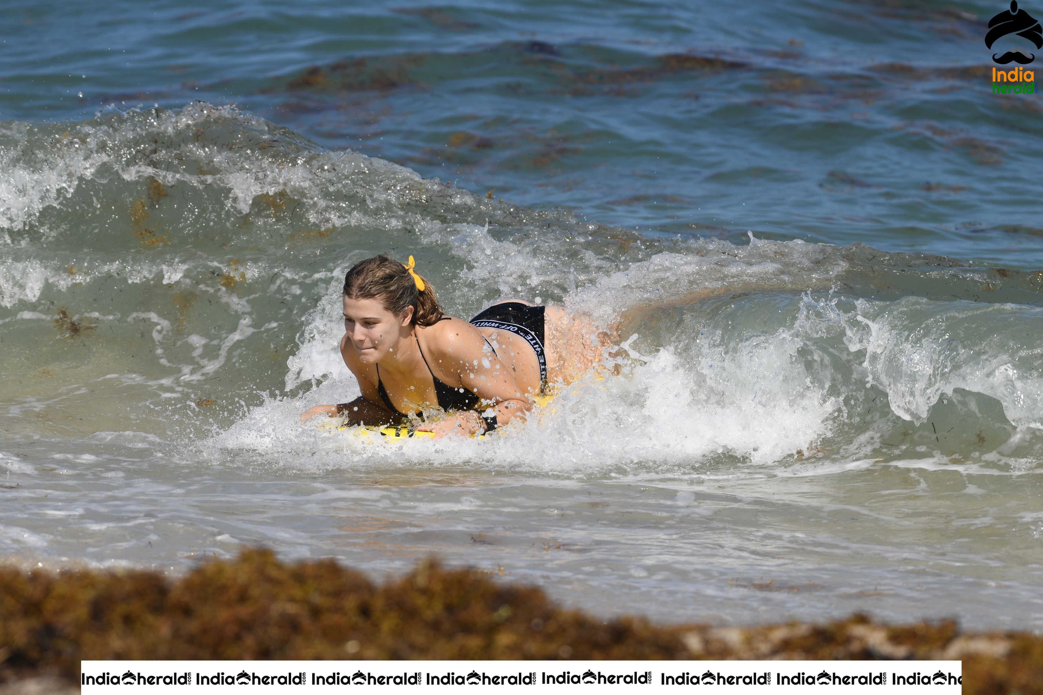 Eugenie Bouchard Spotted In Bikini At Miami Beach Set 2