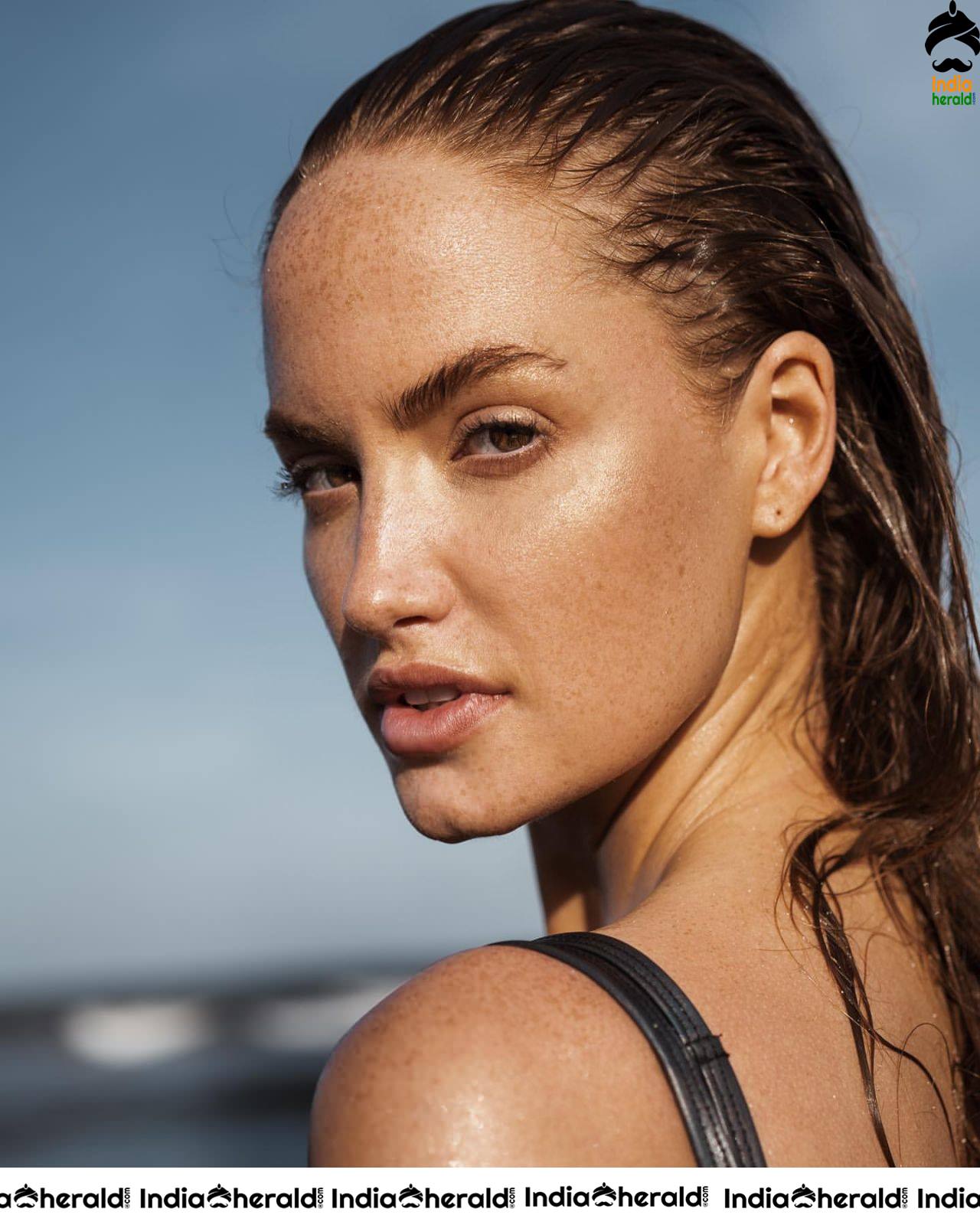 Haley Kalil On the set of a Bikini Sexy Photoshoot at Tulum Set 2