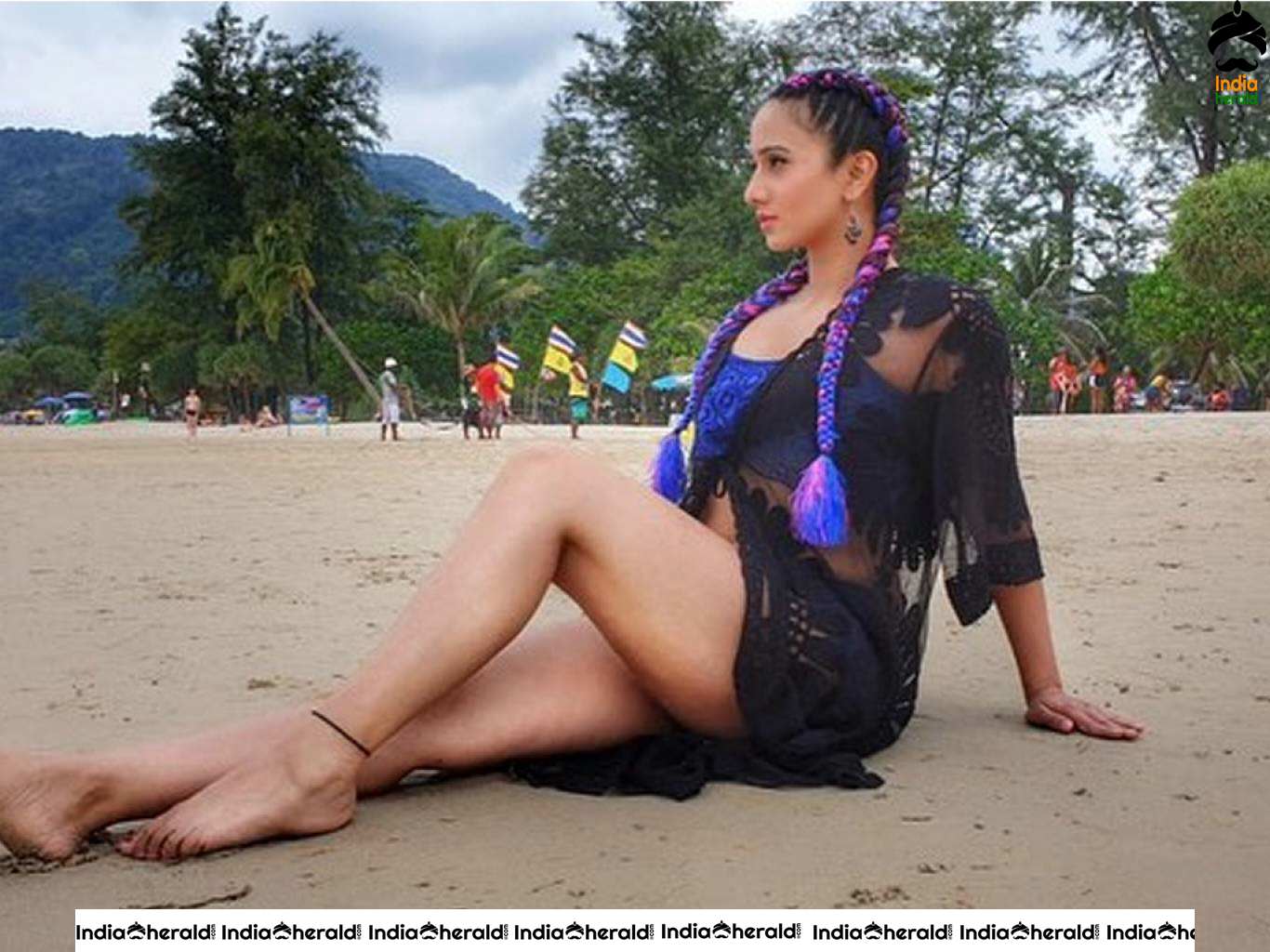 Harshika Poonacha Hot Bikini Clicks