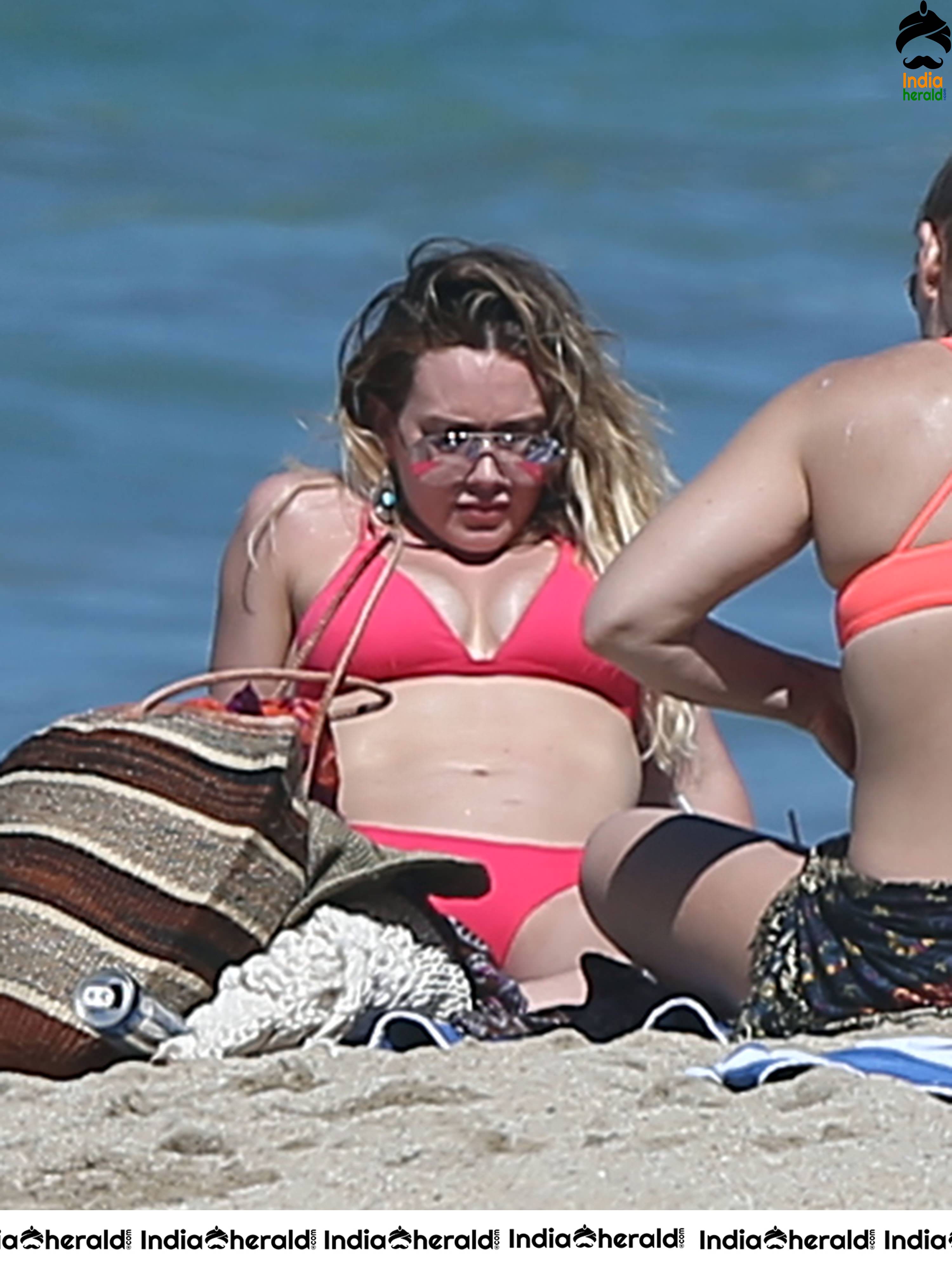 Hilary Duff In Bikini on the Beach in Mexico Set 2