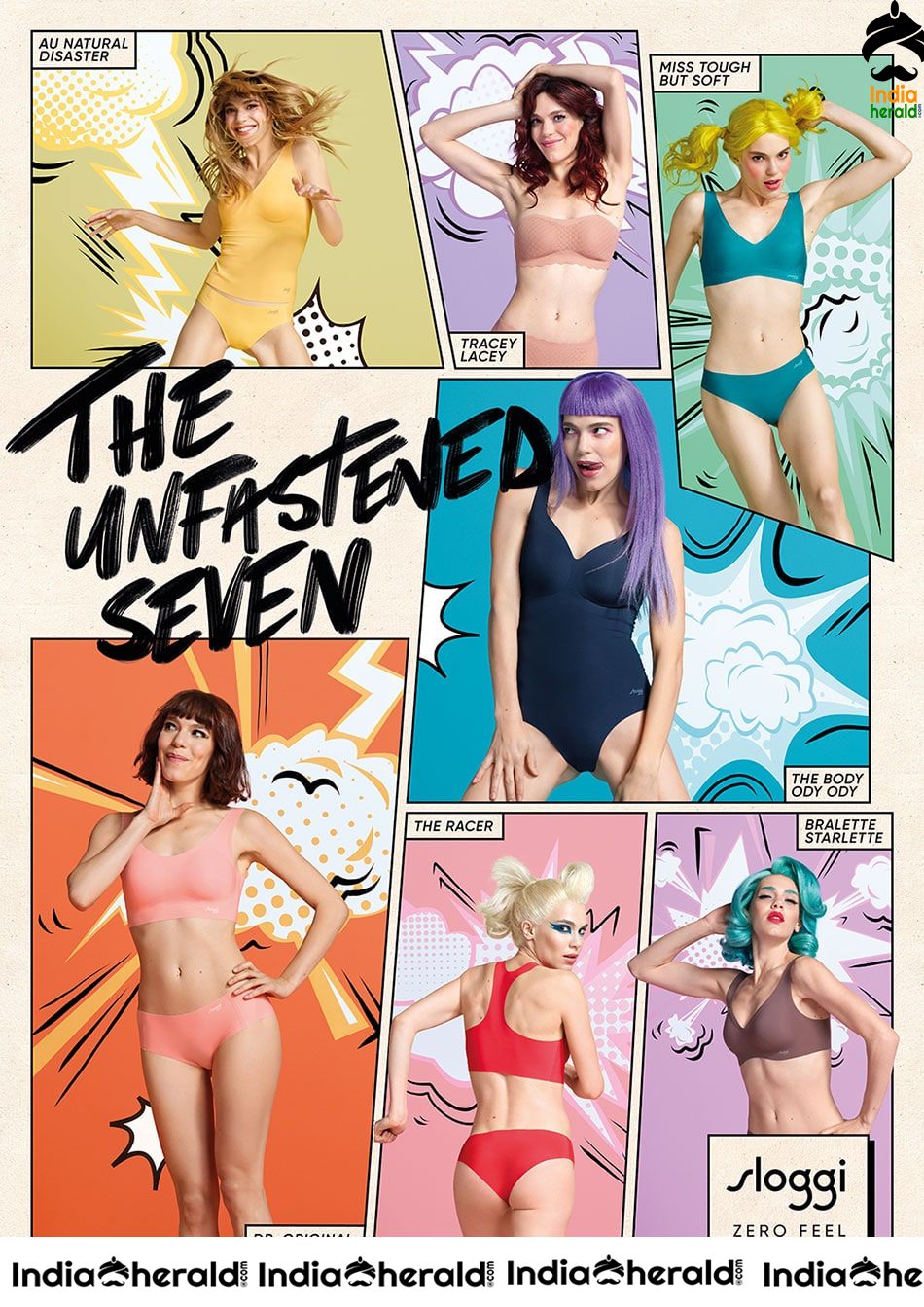 Jade Henot in Sloggi The Unfastened Seven New Hot Photoshoot Set 1