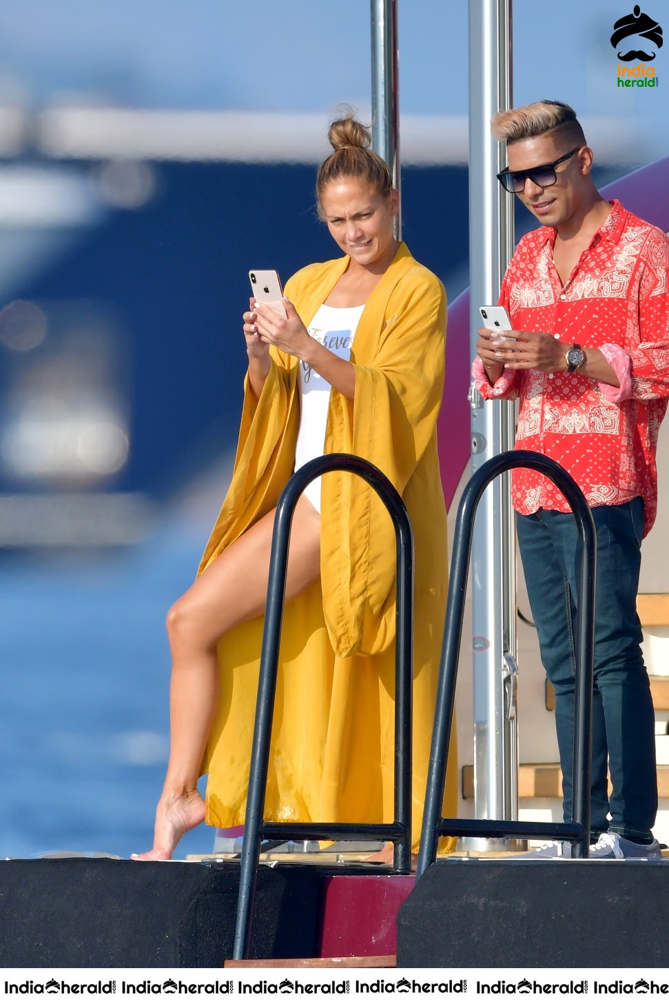 Jennifer Lopez Hot In A Swimsuit On A Yacht In Saint Tropez Set 2