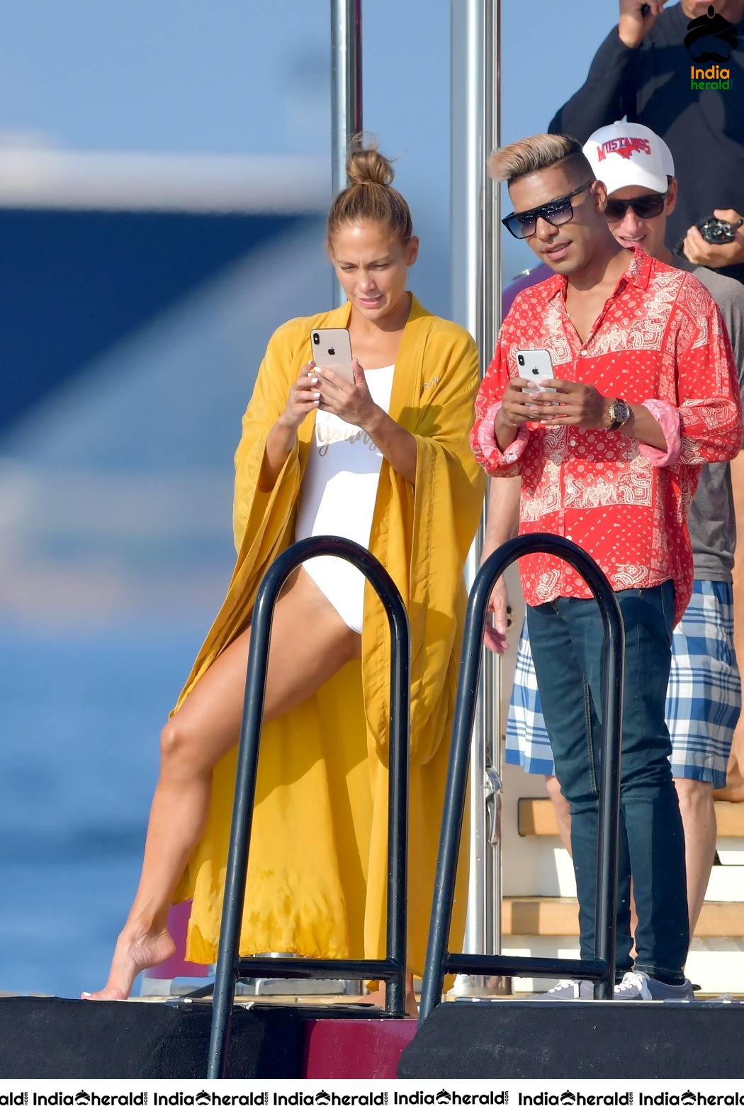 Jennifer Lopez Hot In A Swimsuit On A Yacht In Saint Tropez Set 3