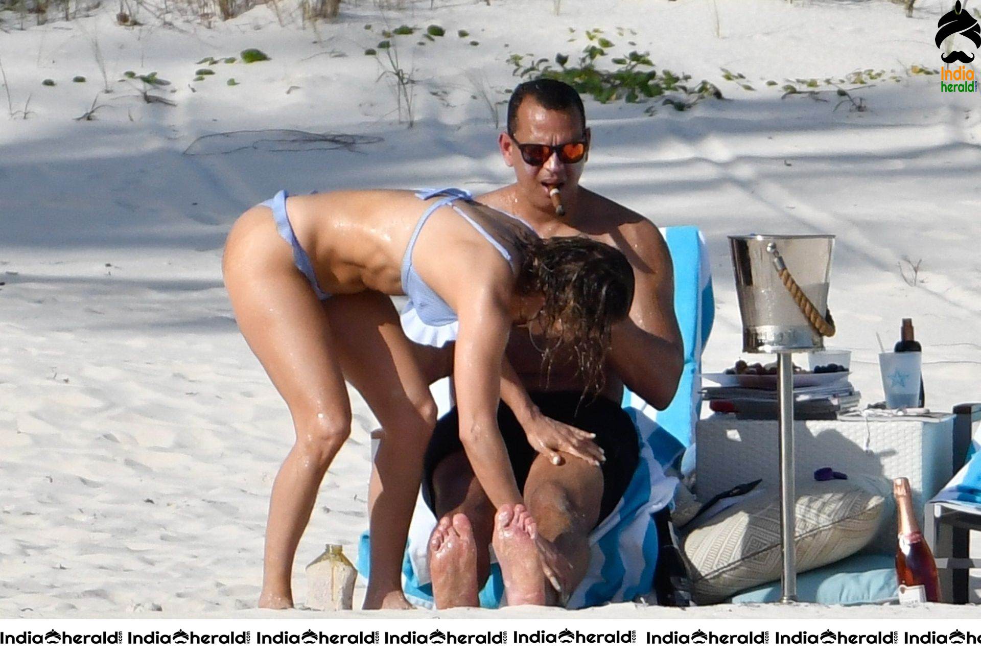 Jennifer Lopez in a Bikini at Laguna Beach in CA Set 2