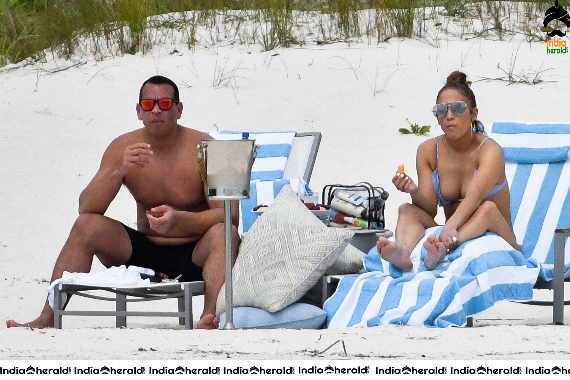 Jennifer Lopez in a Bikini at Laguna Bseach in CA Set 1