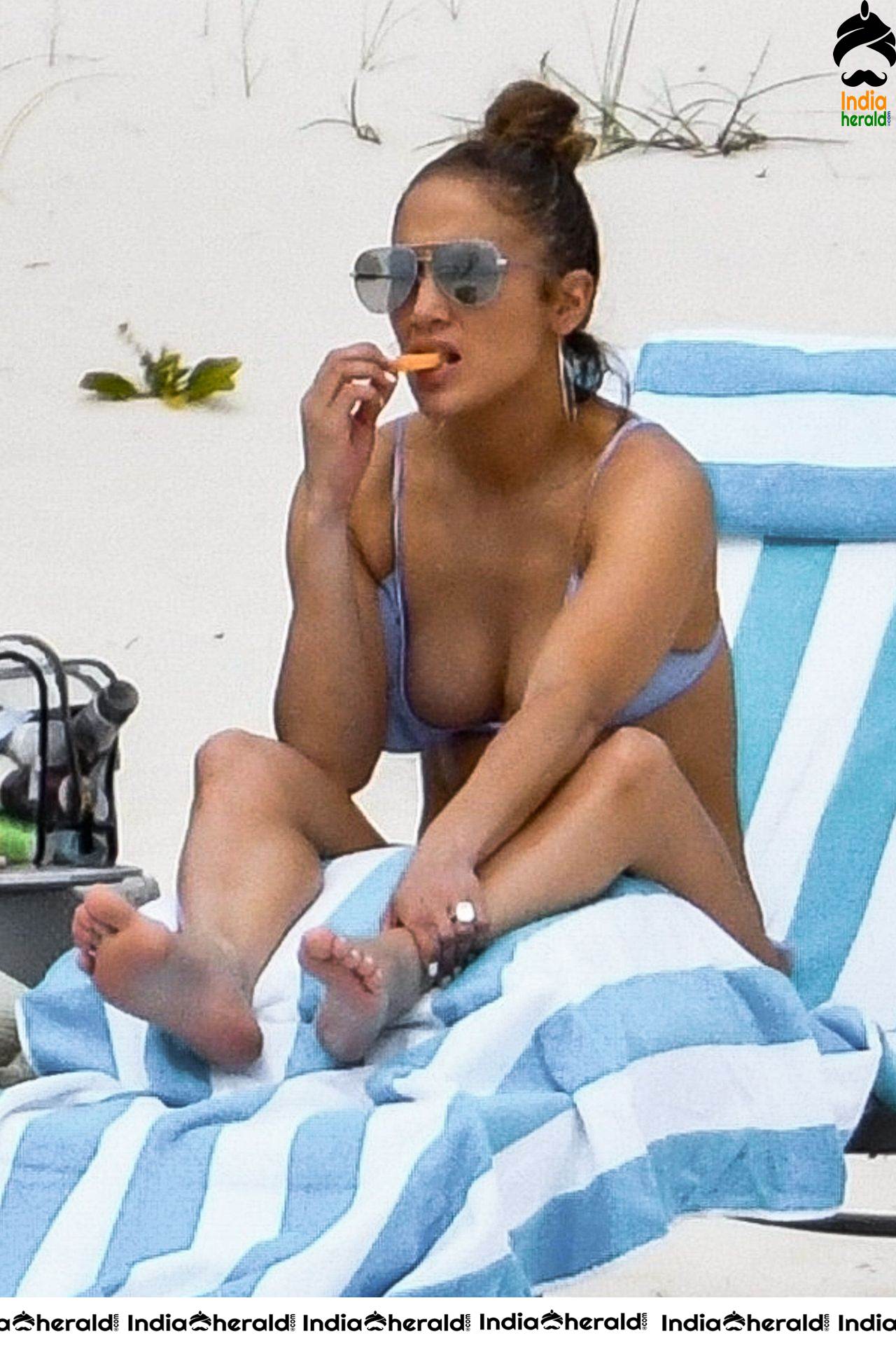 Jennifer Lopez in a Bikini at Laguna Bseach in CA Set 1