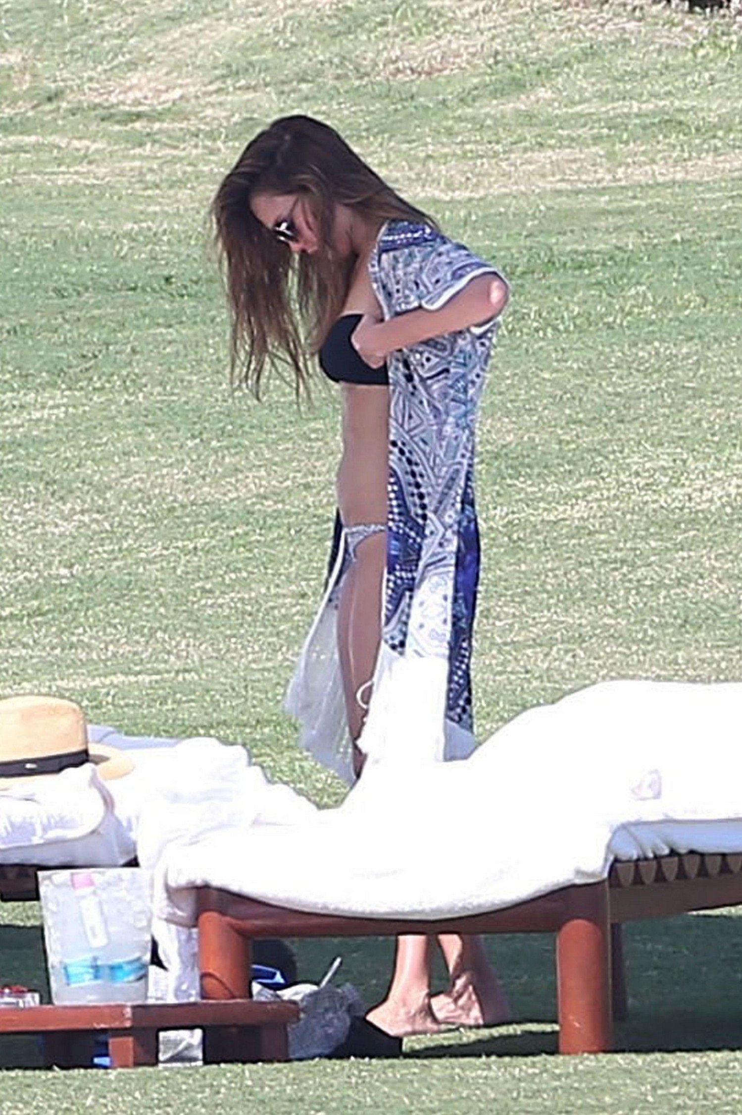 Jessica Alba Spotted In A Bikini With Her Husband