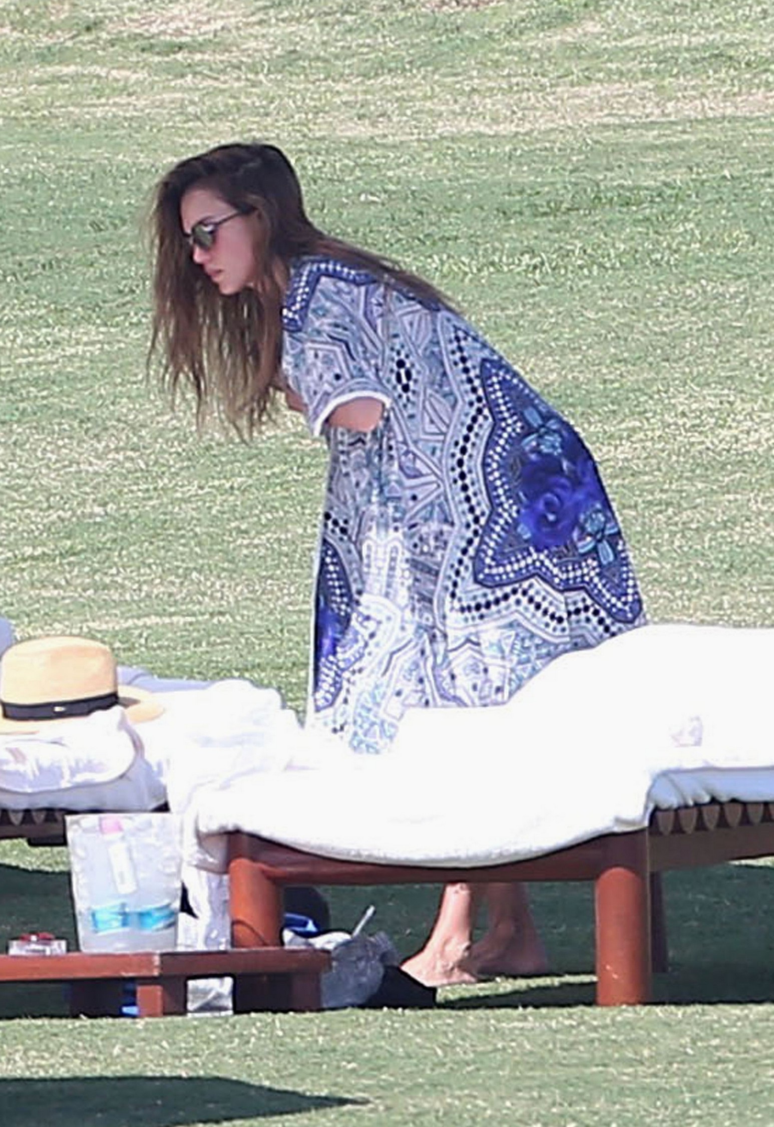 Jessica Alba Spotted In A Bikini With Her Husband