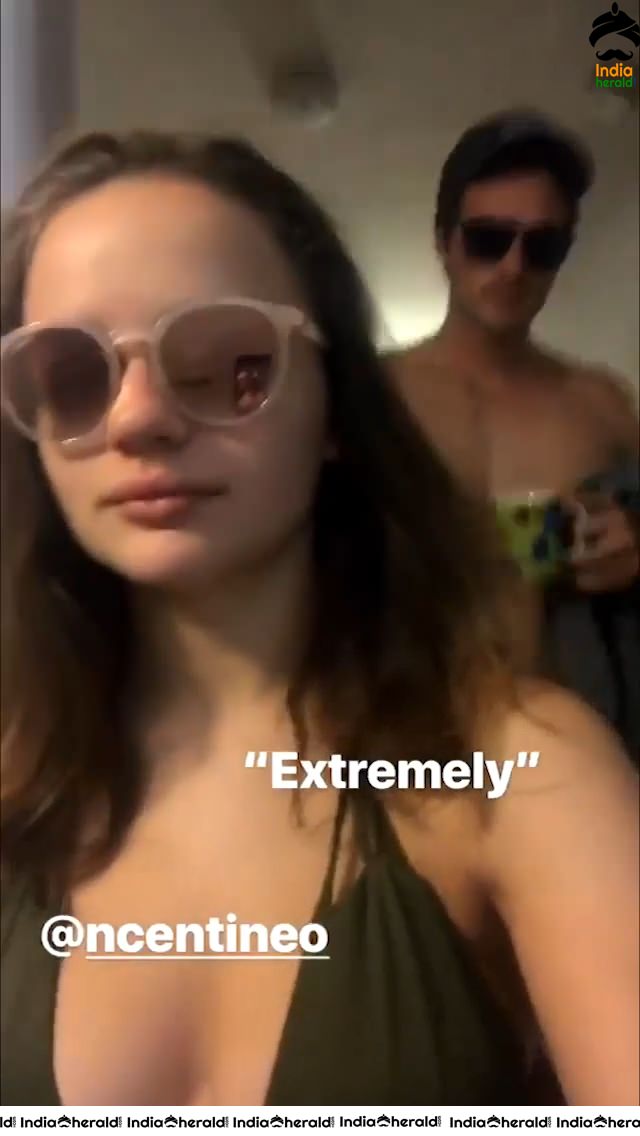 Joey King reveals herself in Bikini Top in Insta Stories