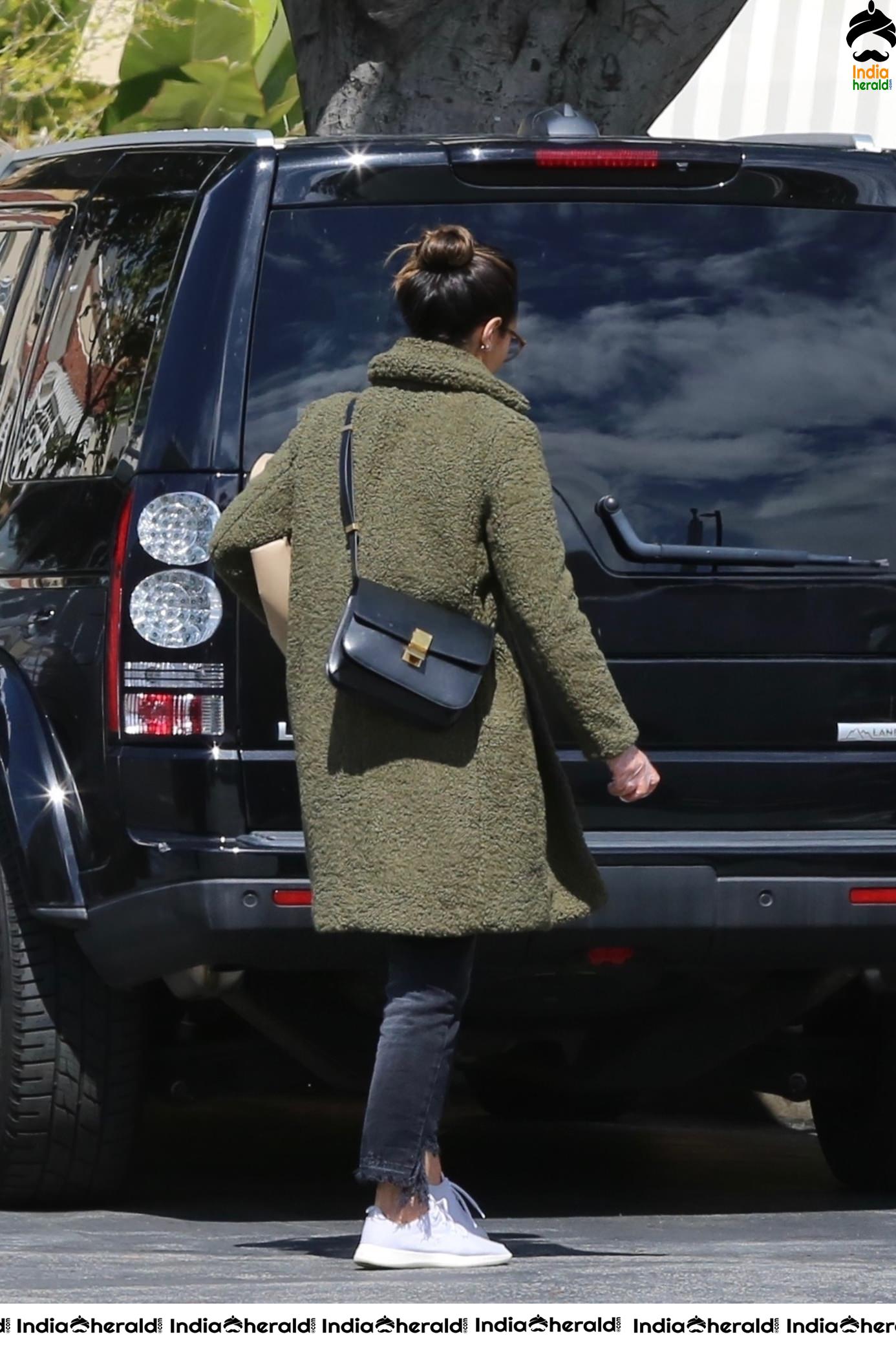 Jordana Brewster Shopping at Gelsons Market in Pacific Palisades CA