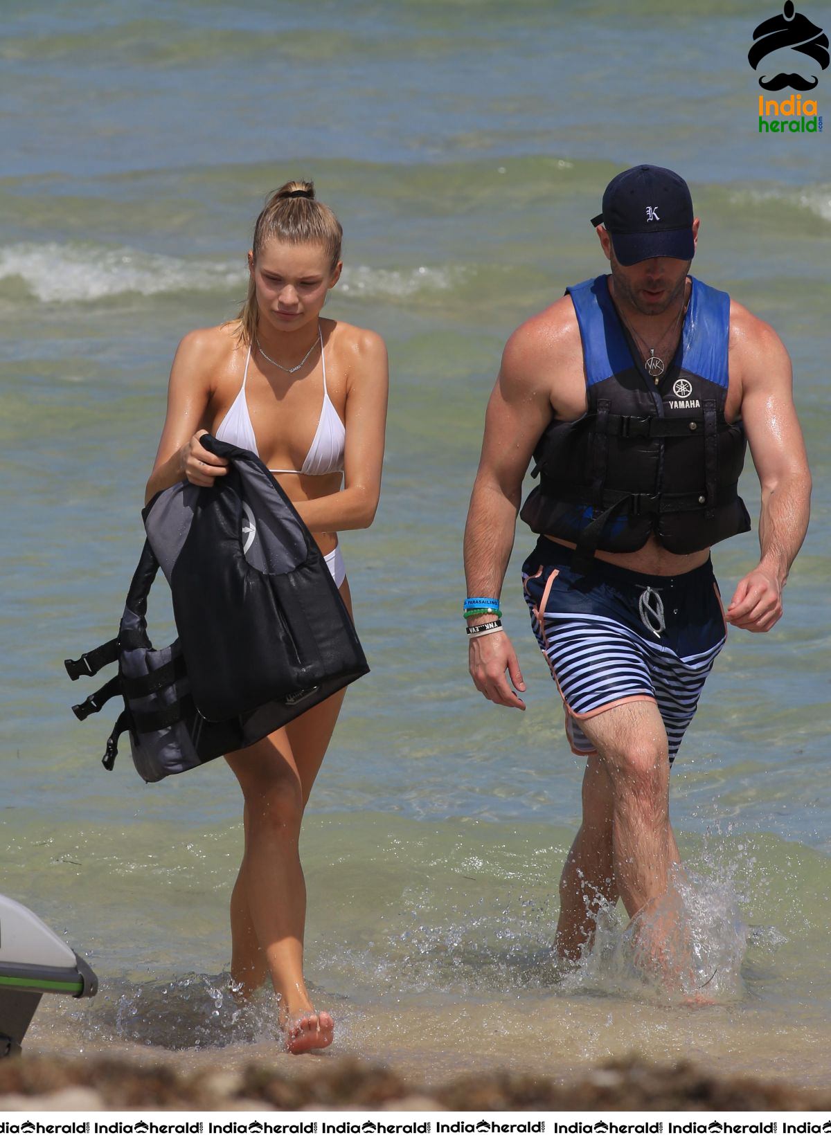 Josie Canseco Bikini on the Beach in Miami