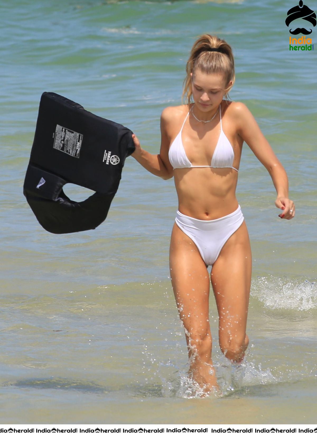 Josie Canseco Bikini on the Beach in Miami
