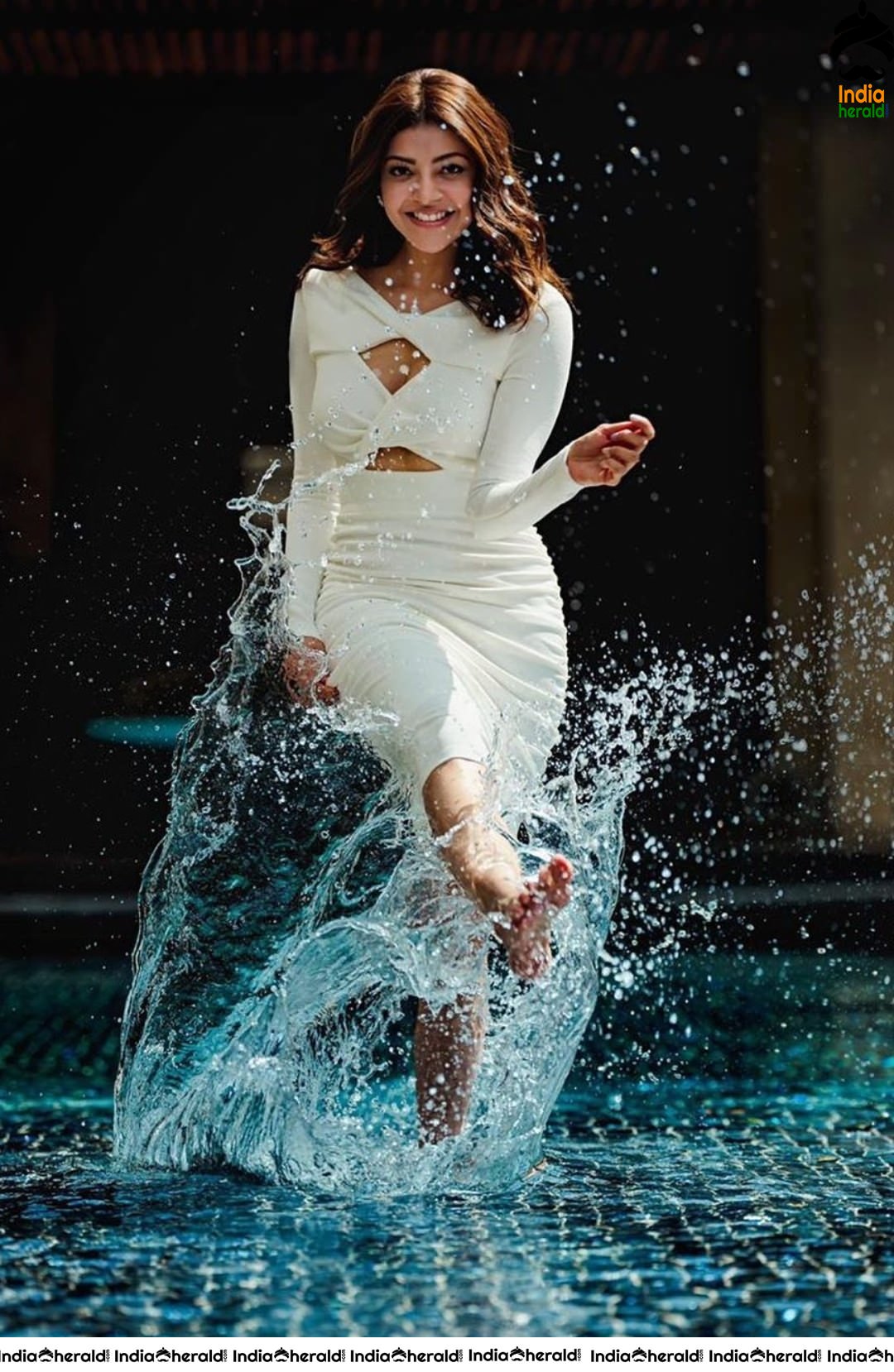 Kajal Aggarwal Hot Latest Cleavage Exposing Photoshoot