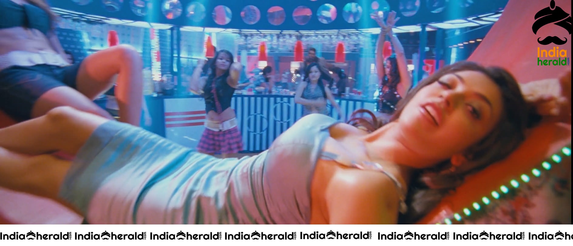 Kajal Aggarwal Shows Her Tempting Hot Assets In Tight Dress Set 3