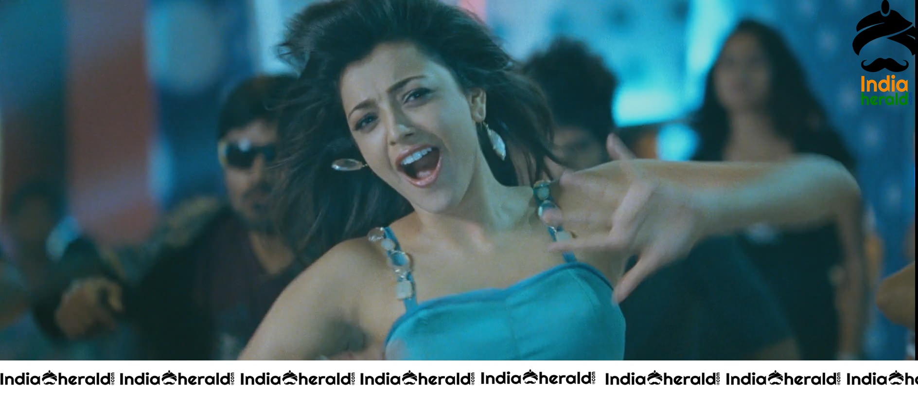 Kajal Aggarwal Shows Her Tempting Hot Assets In Tight Dress Set 3