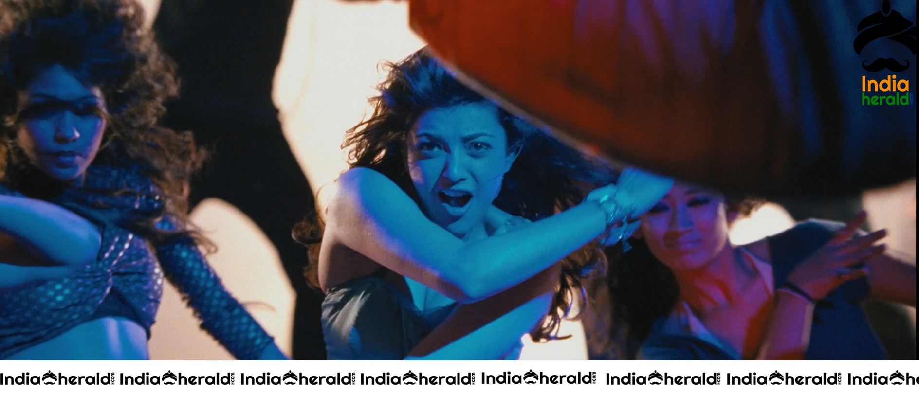 Kajal Aggarwal Shows Her Tempting Hot Assets In Tight Dress Set 3