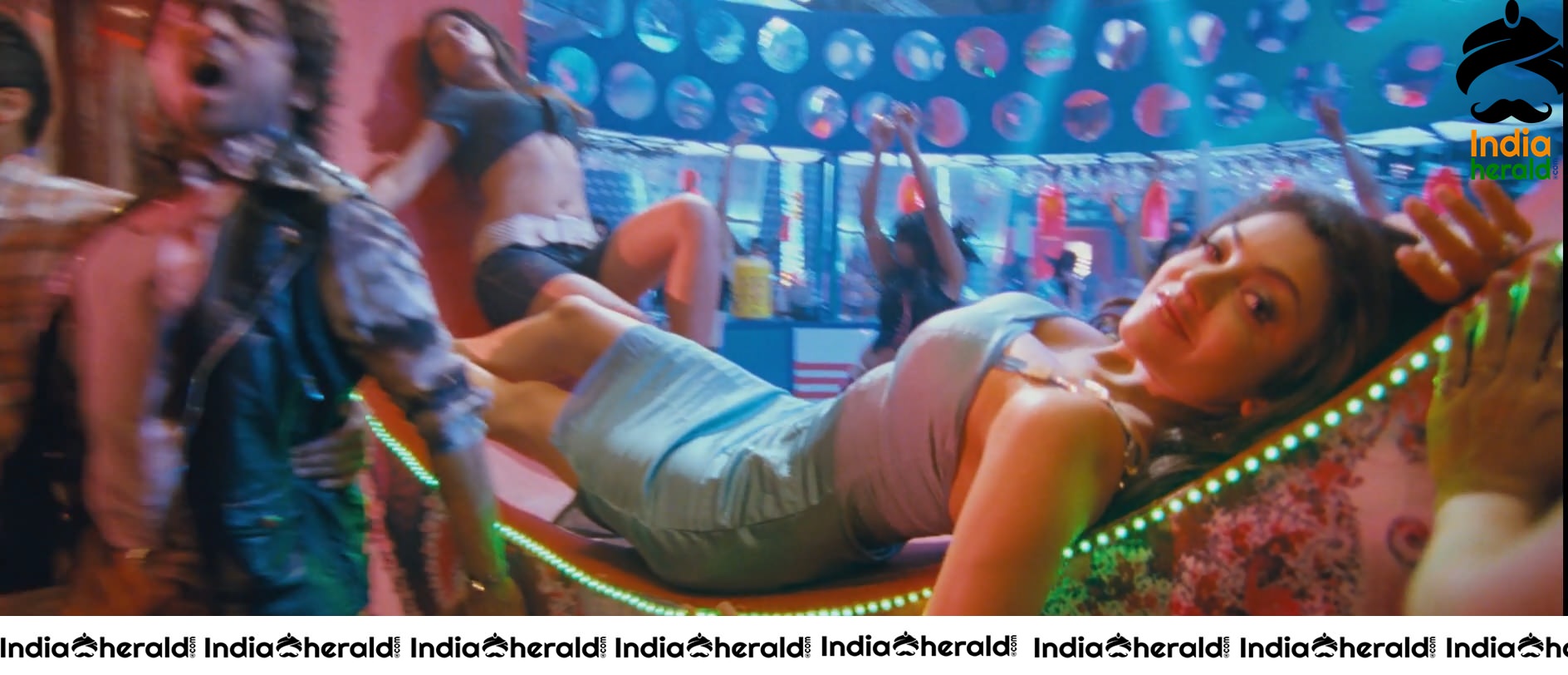 Kajal Aggarwal Shows Her Tempting Hot Assets In Tight Dress Set 3