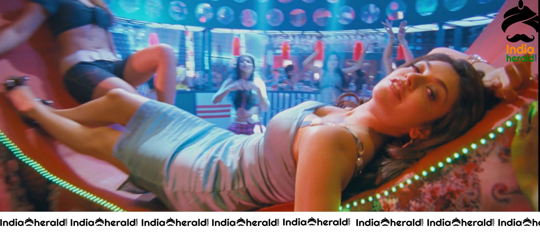 Kajal Aggarwal Shows Her Tempting Hot Assets In Tight Dress Set 3