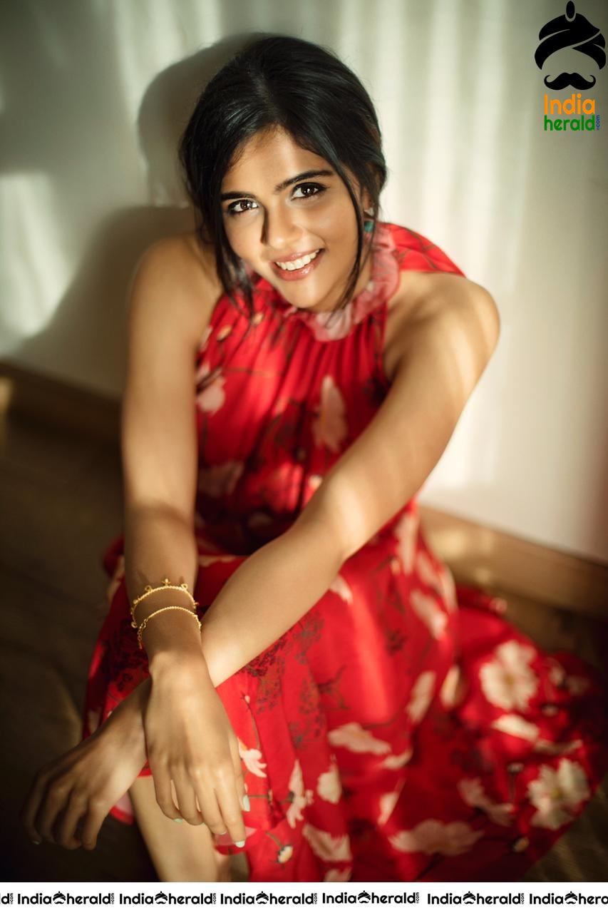 Kalyani Priyadarshan from the Promotions of Hero