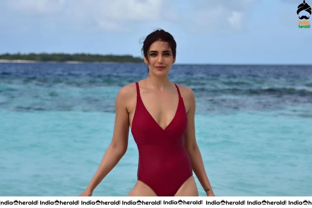 Karishma Tanna shows her Hot Body and Booty in these Bikini Photos